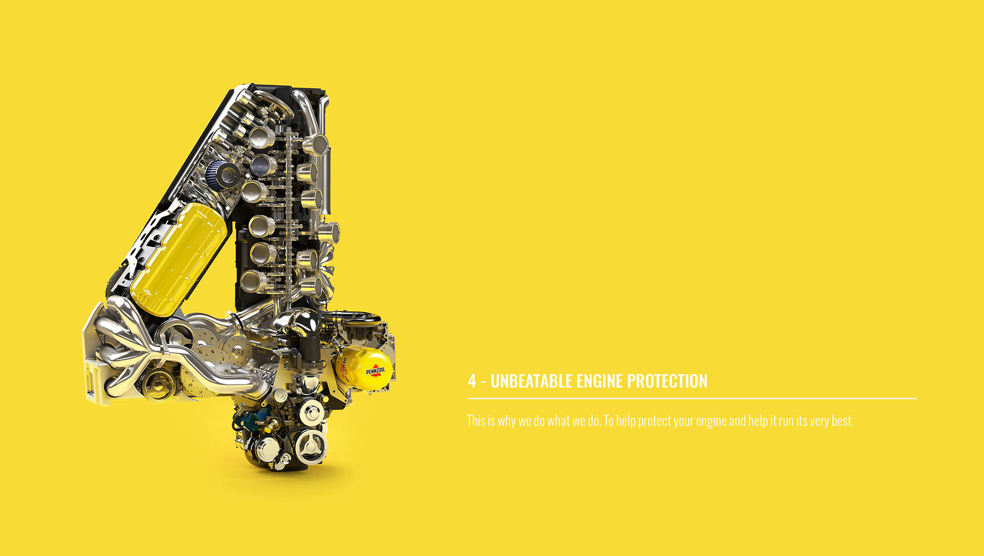 yellow，packing design，Pennzoil，