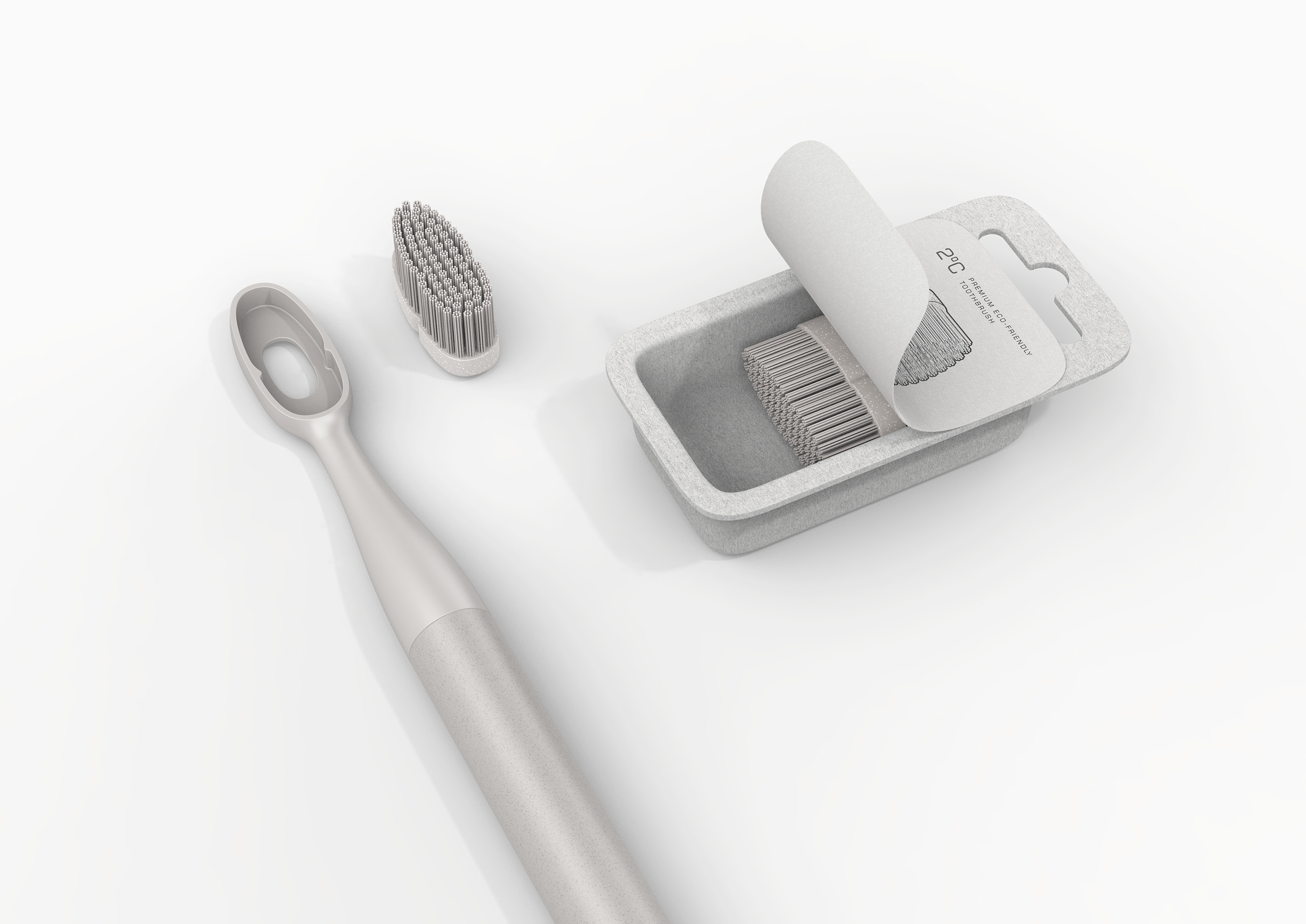 toothbrush，environment protection，2°C，