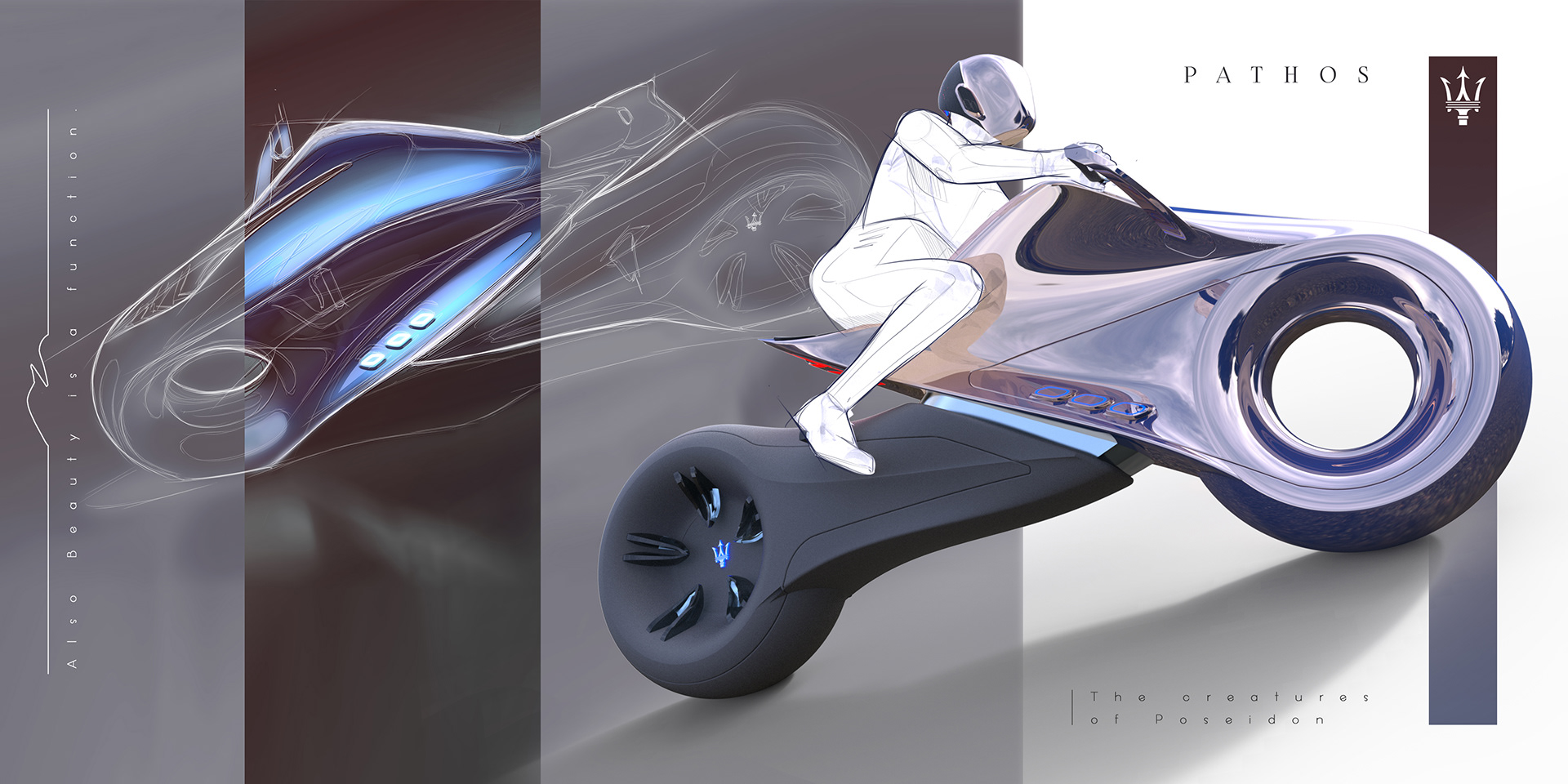 draft，Typesetting，Automobile design，Hand drawn，motorcycle，