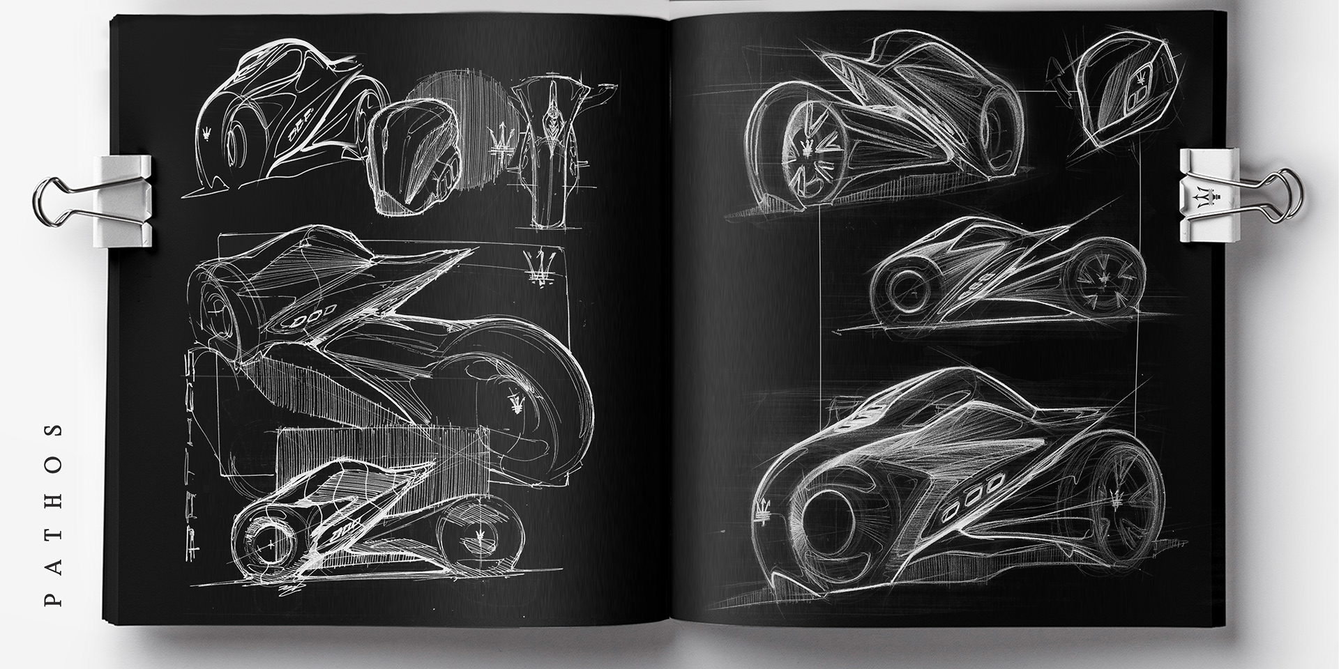 draft，Typesetting，Automobile design，Hand drawn，motorcycle，