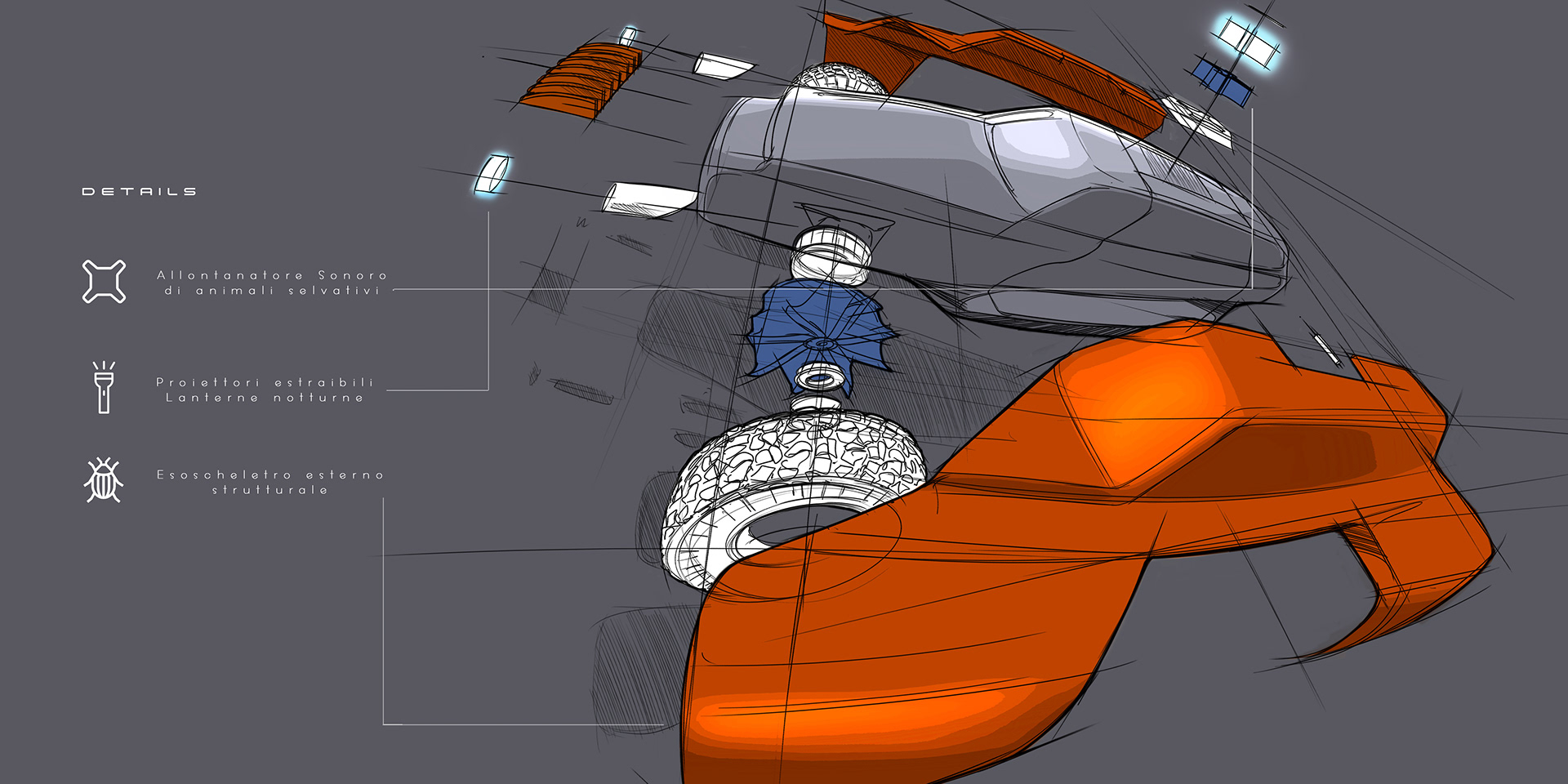 draft，Typesetting，Automobile design，Hand drawn，motorcycle，