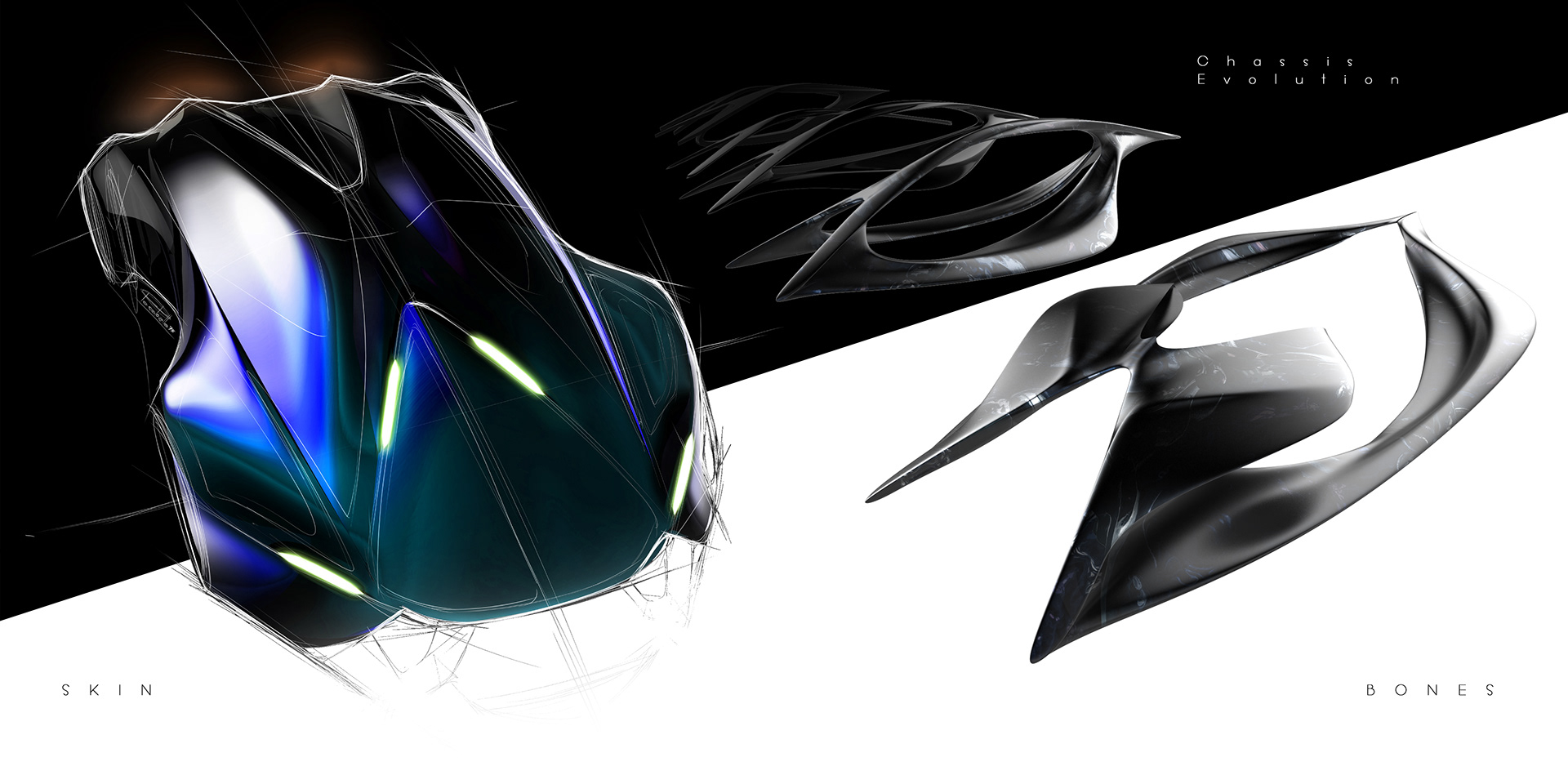 draft，Typesetting，Automobile design，Hand drawn，motorcycle，