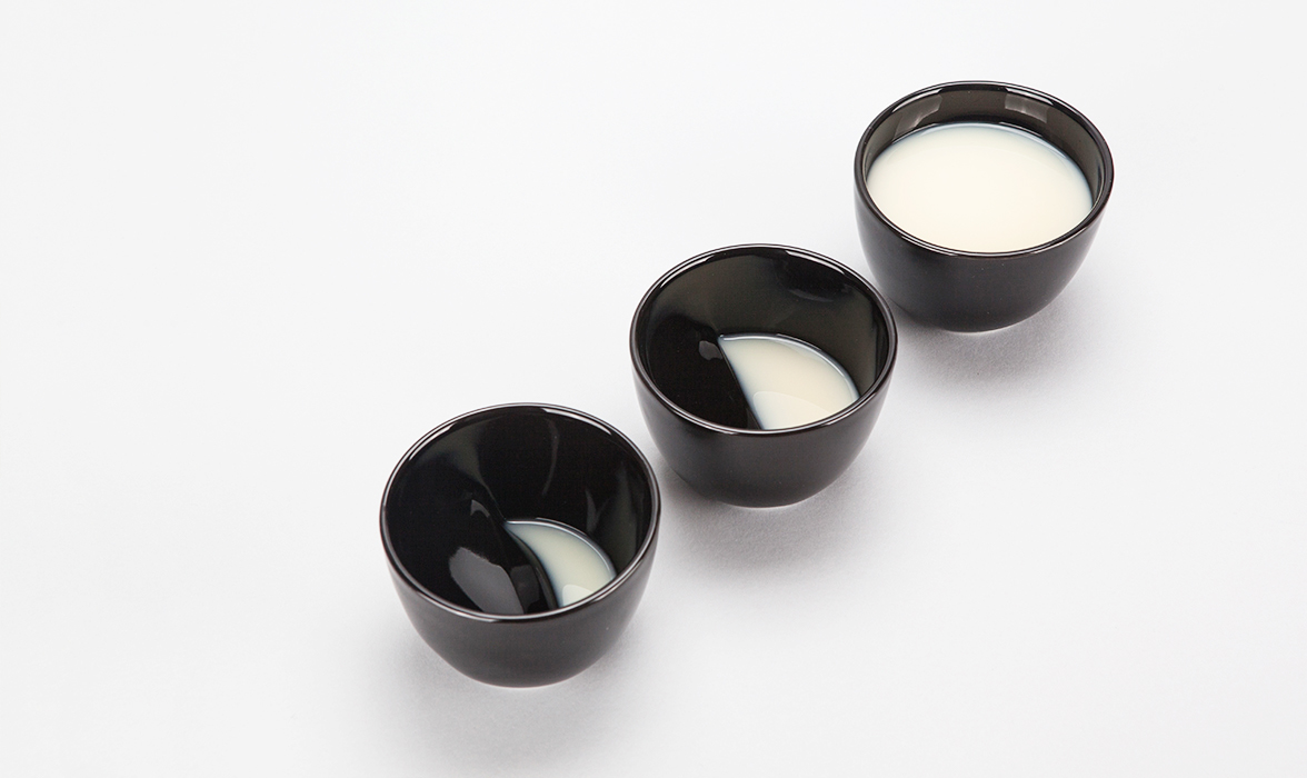 tea set，black，Moon bowl，