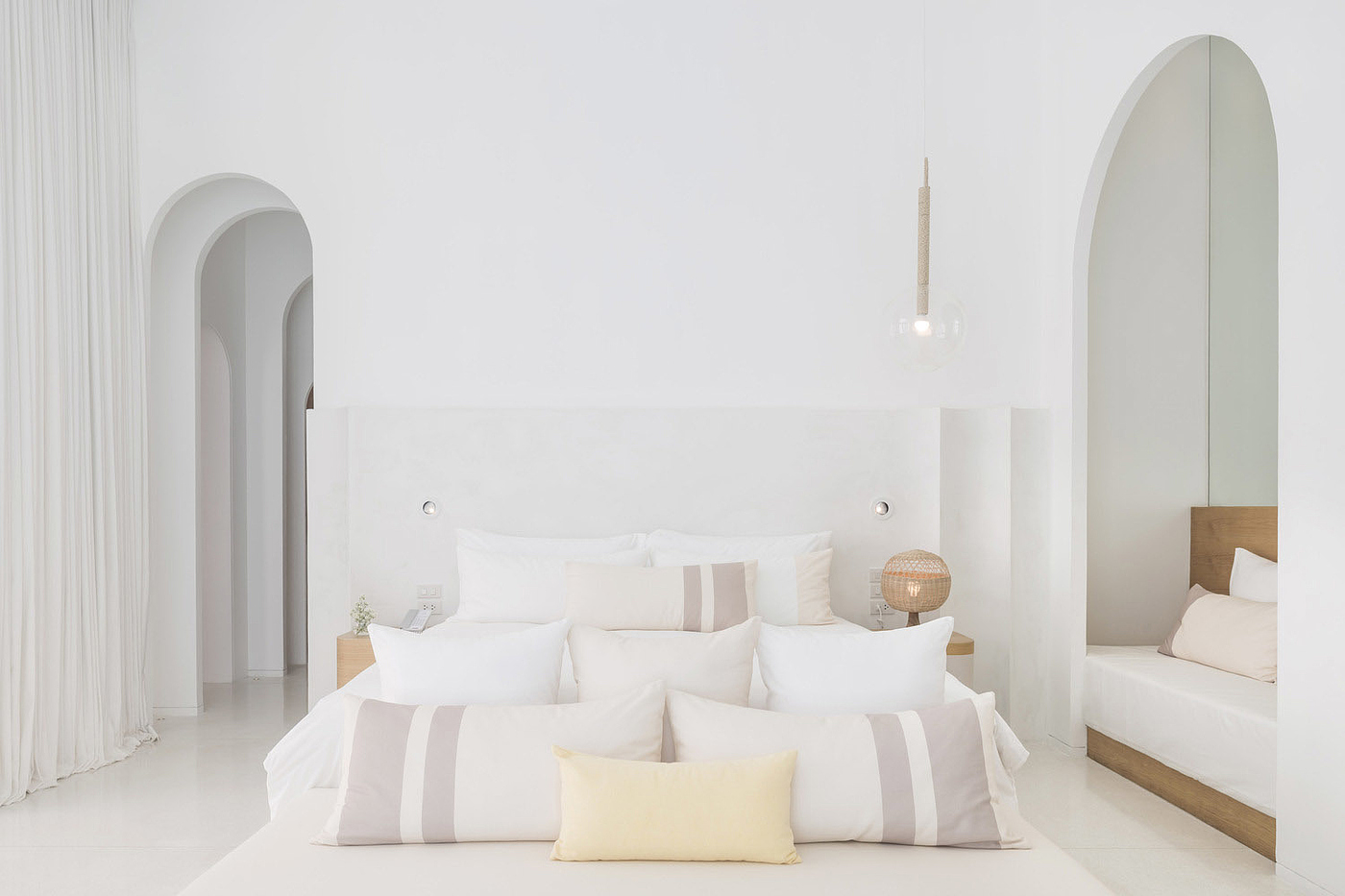 white，hotel，Architectural design，