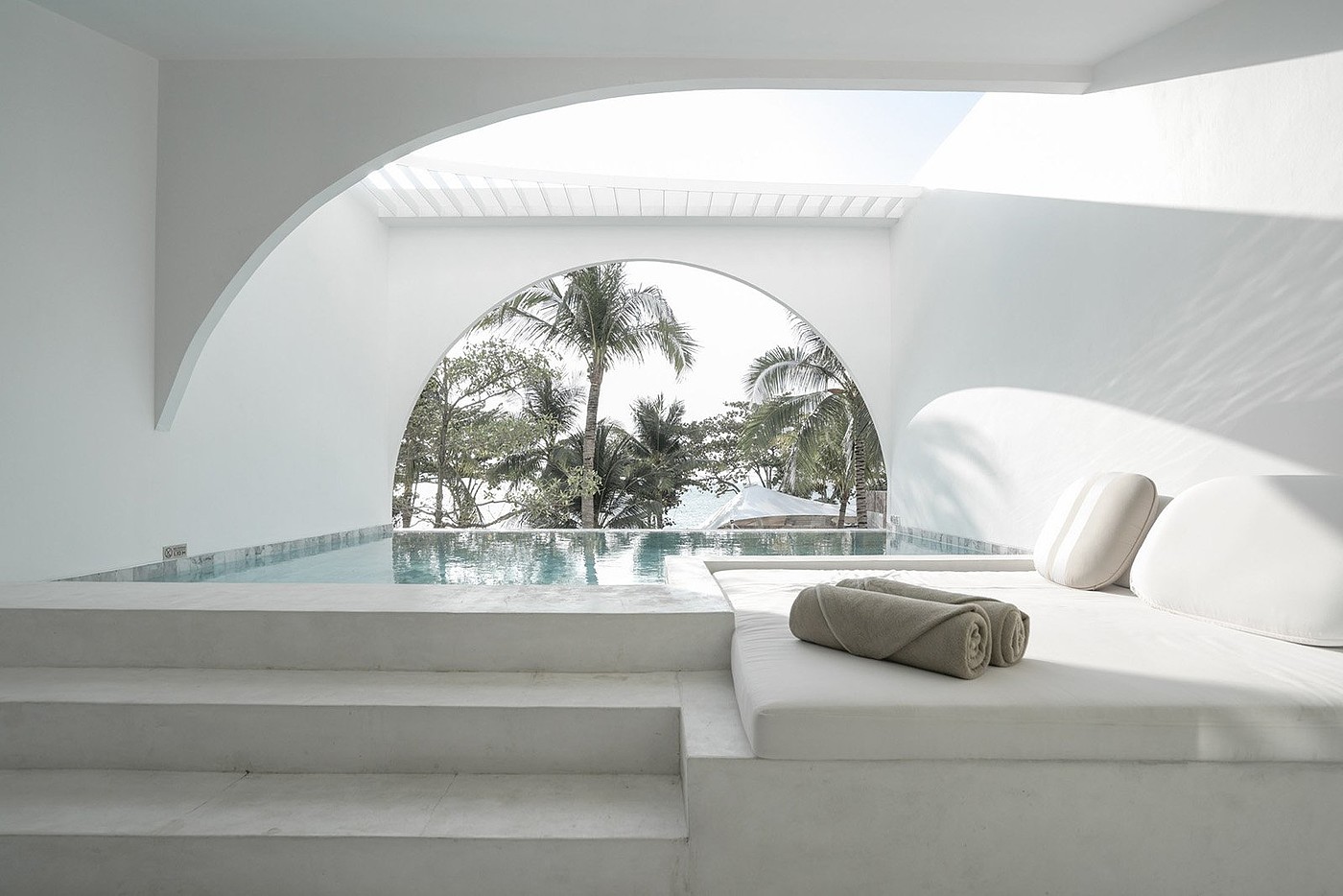 white，hotel，Architectural design，