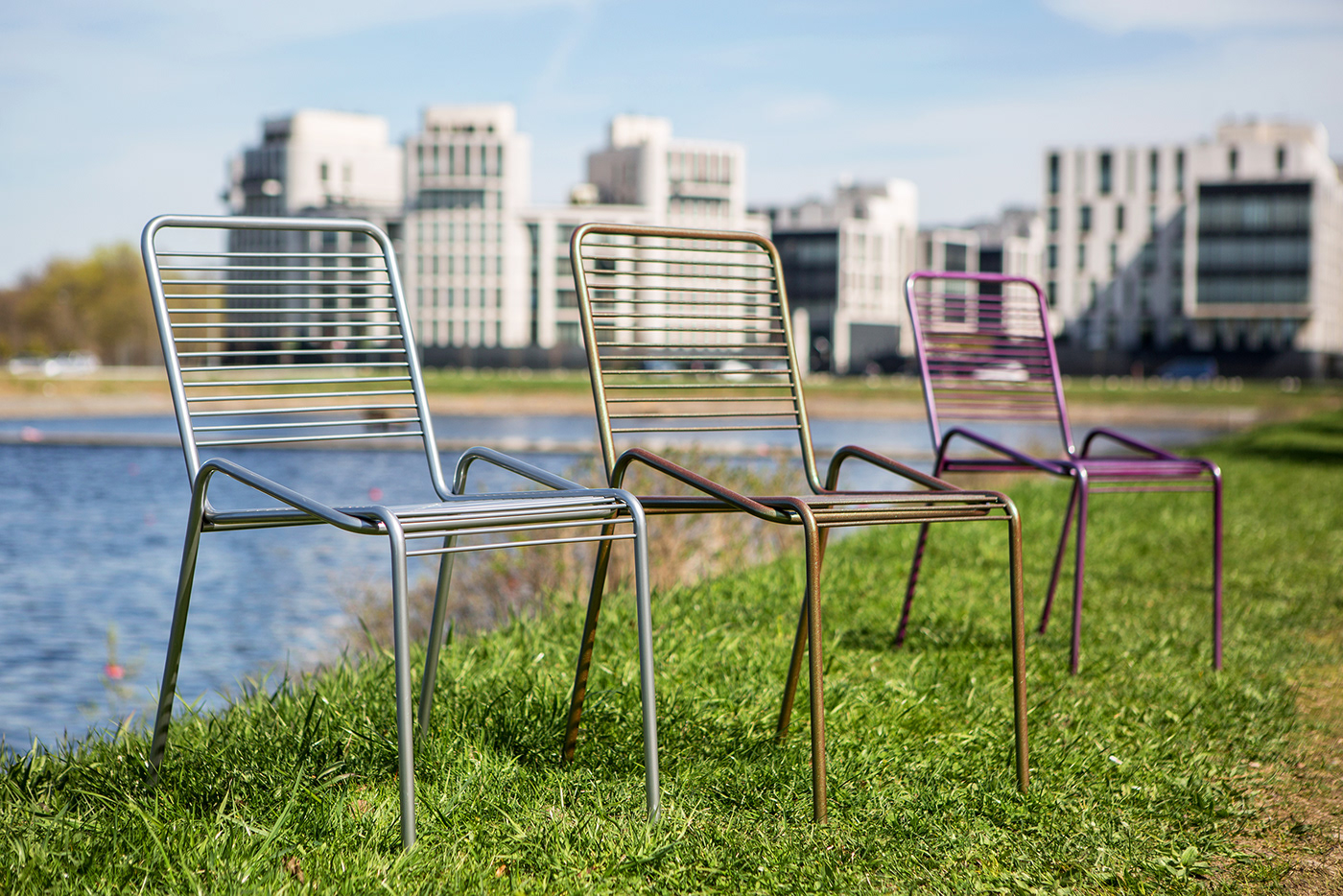 chair，Metal，frame，outdoor，industrial design，product design，