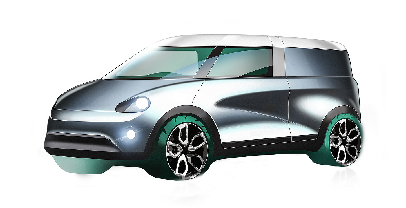 Hand drawn，Design draft，automobile，