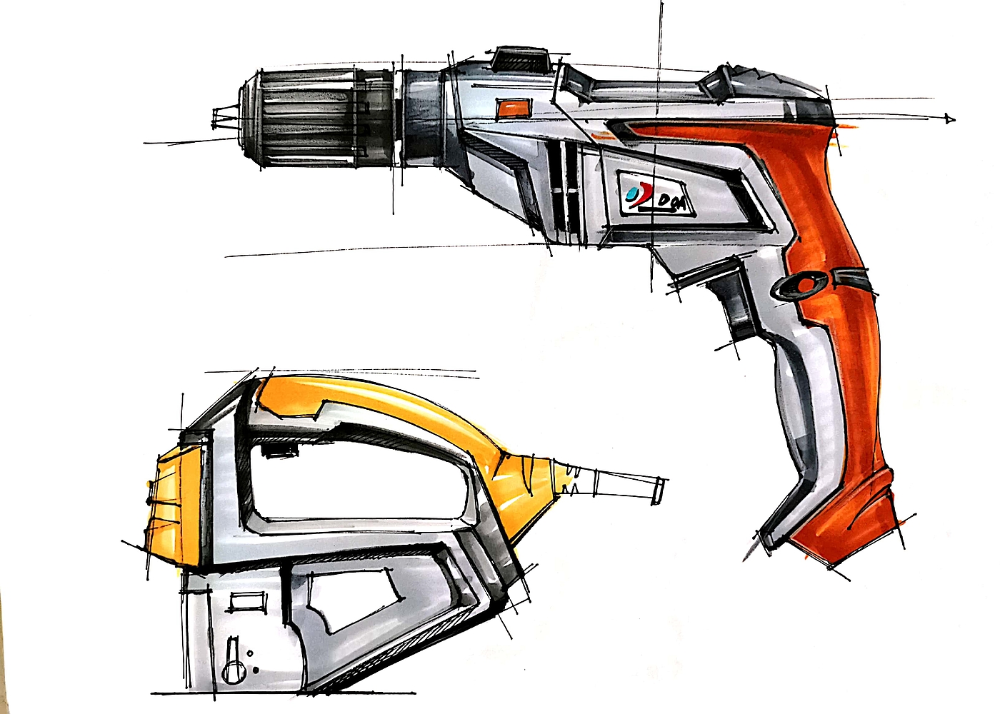 Hand drawn，