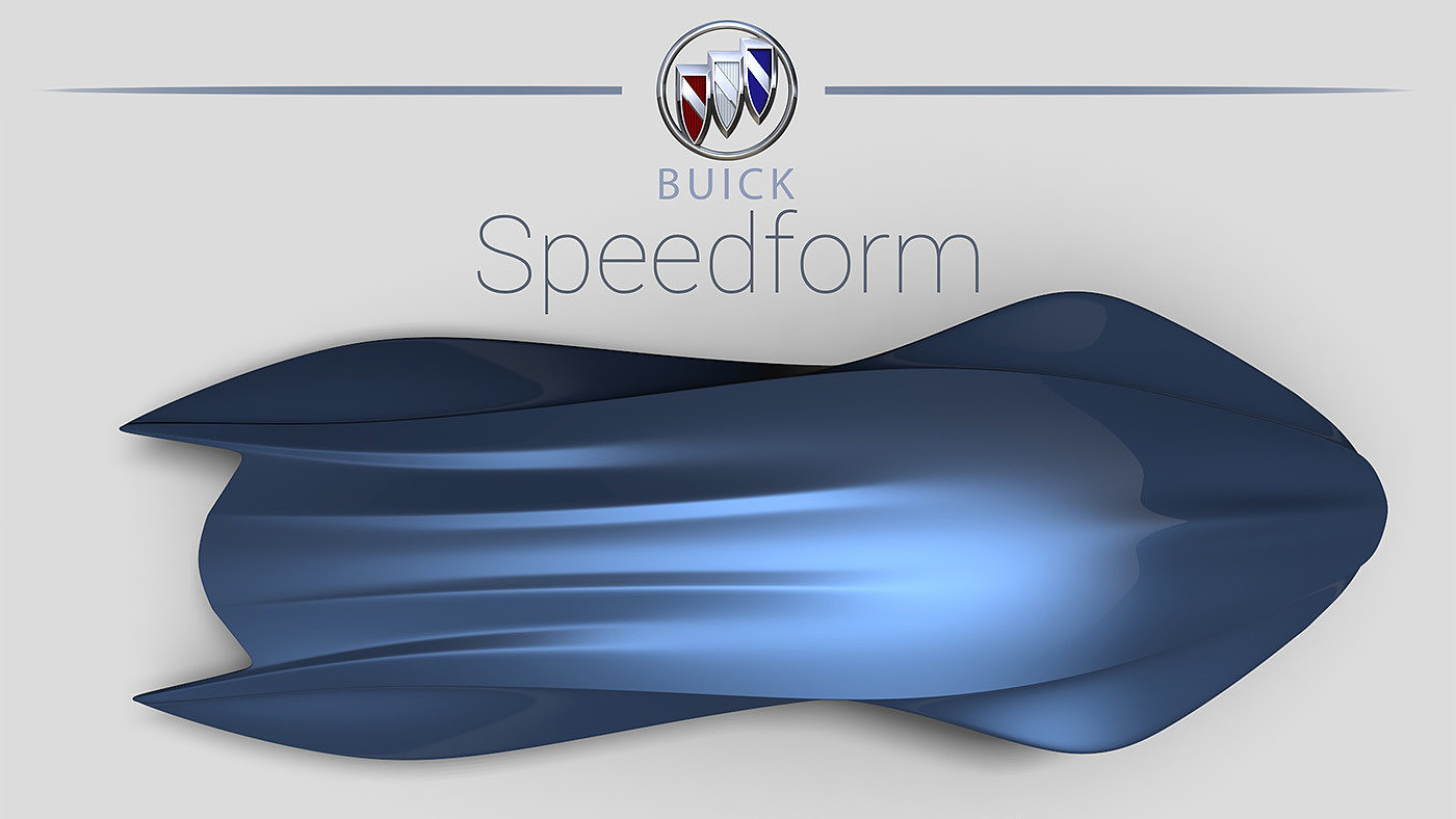 Buick，Concept Car，3D rendering，Sports car，