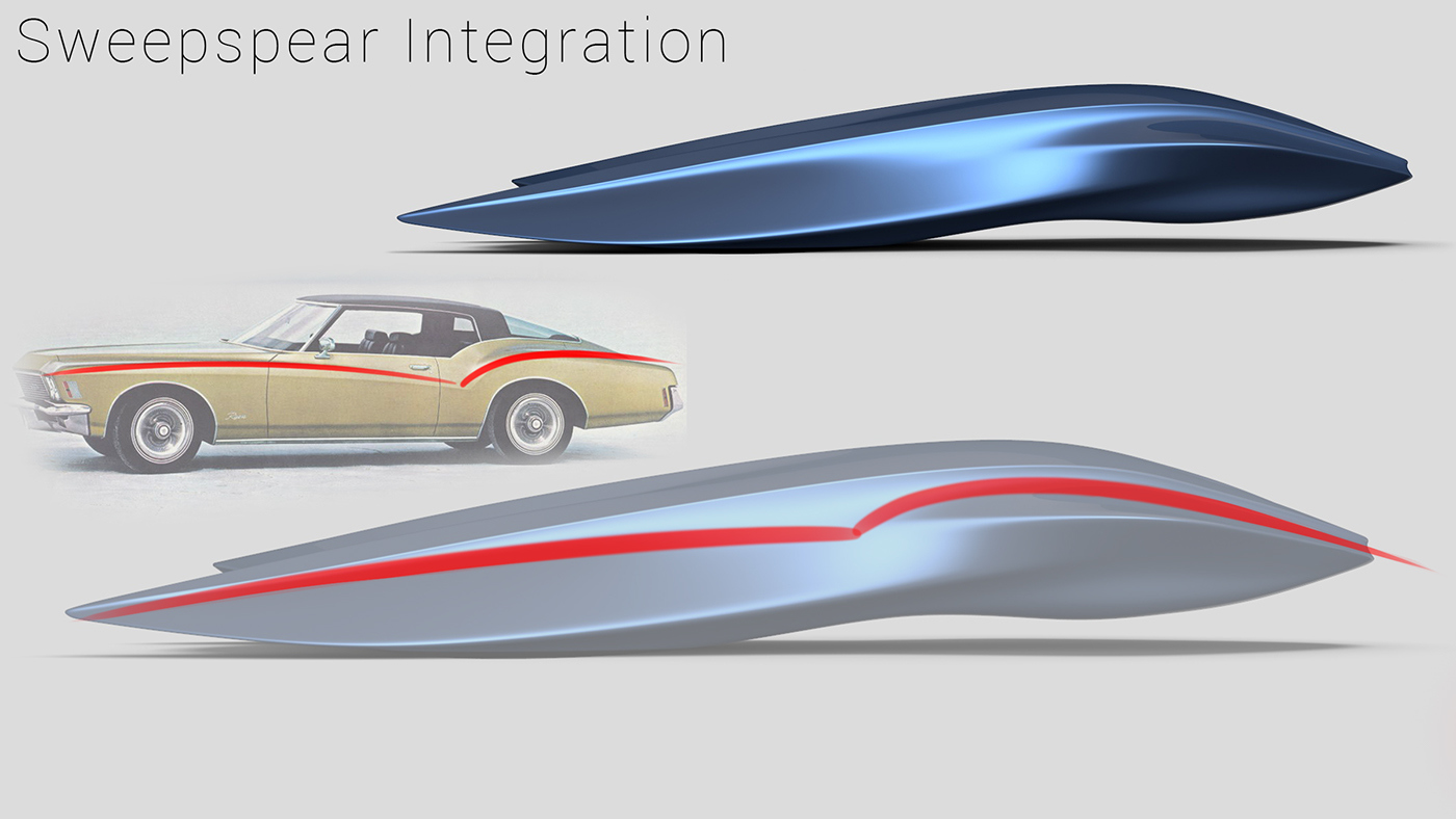 Buick，Concept Car，3D rendering，Sports car，