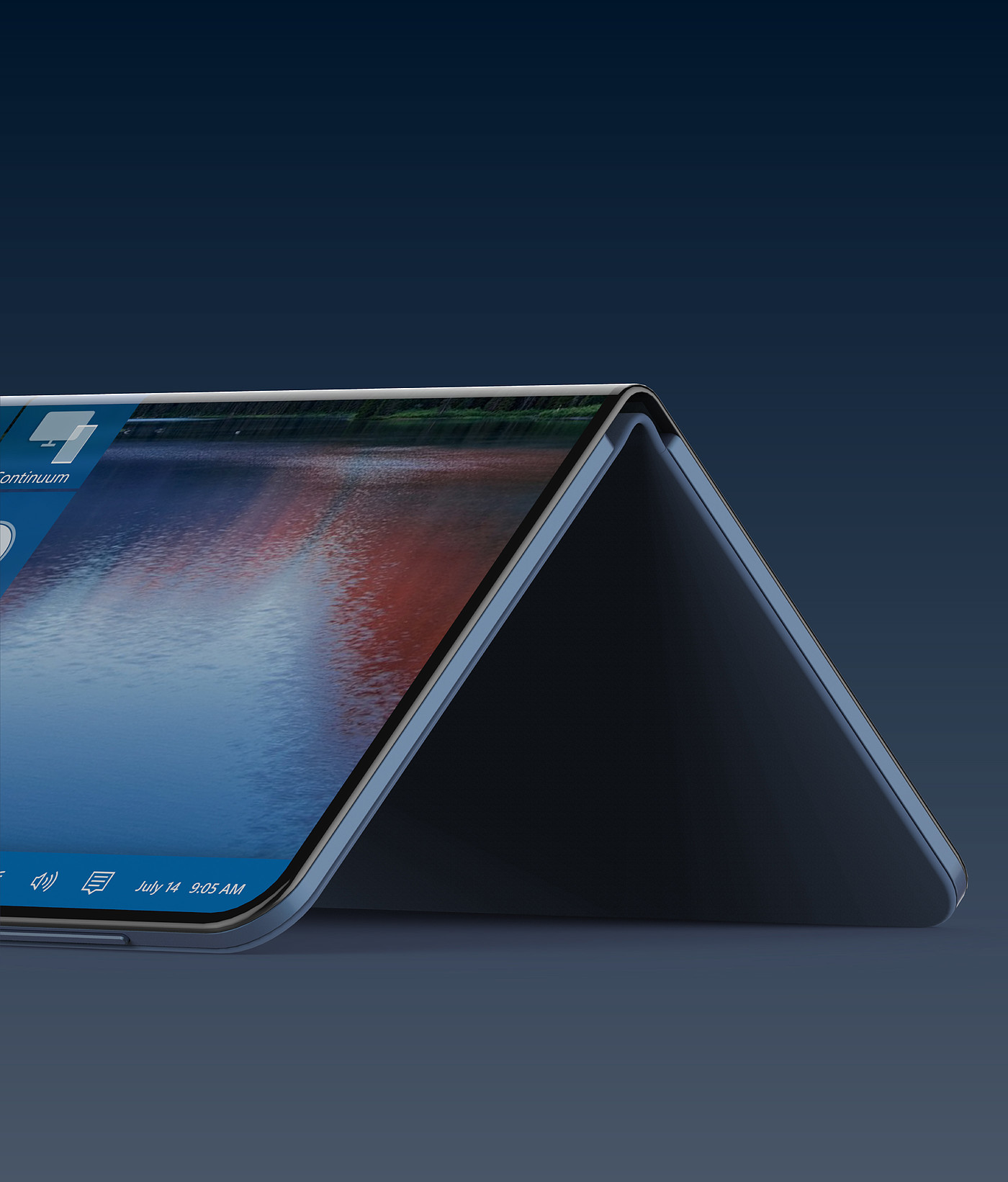 fold，surface，mobile phone，
