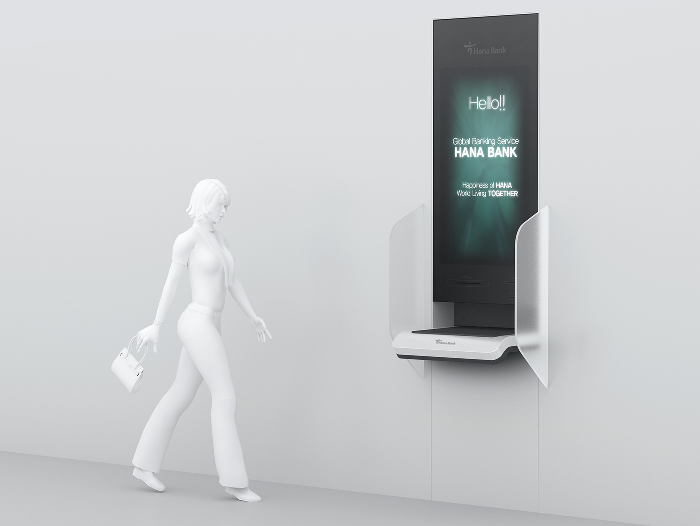 future，concept，intelligence，bank，