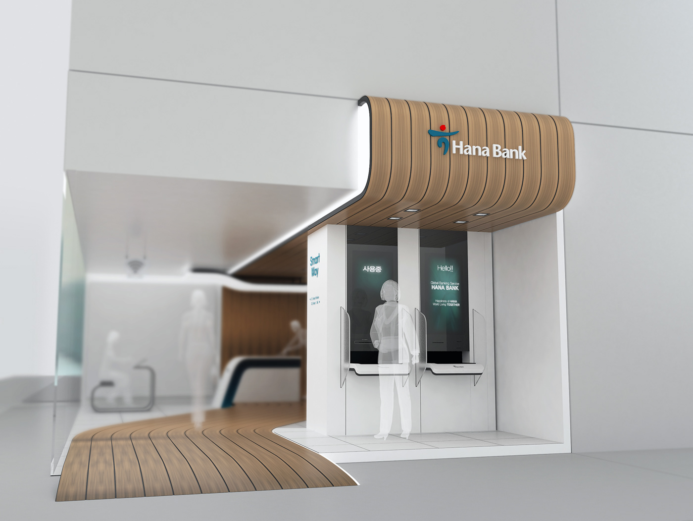 future，concept，intelligence，bank，