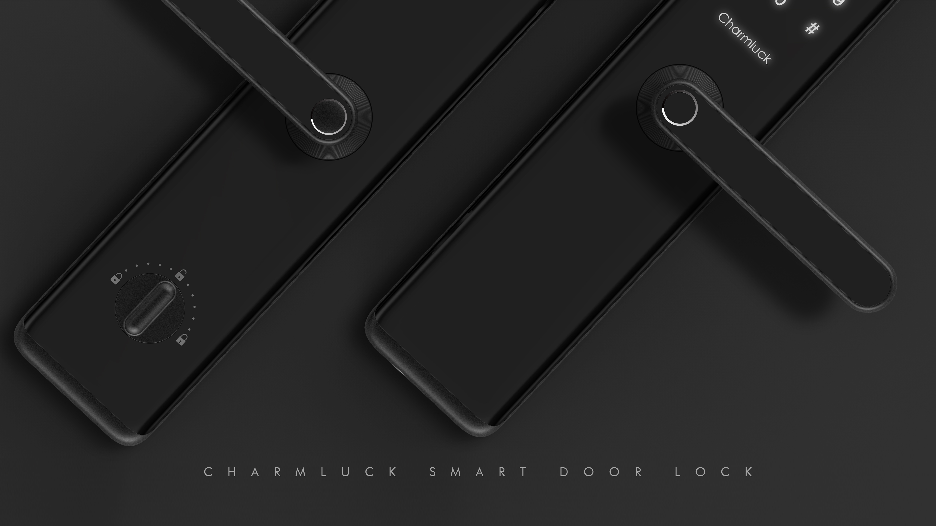 Smart door lock, smart home，