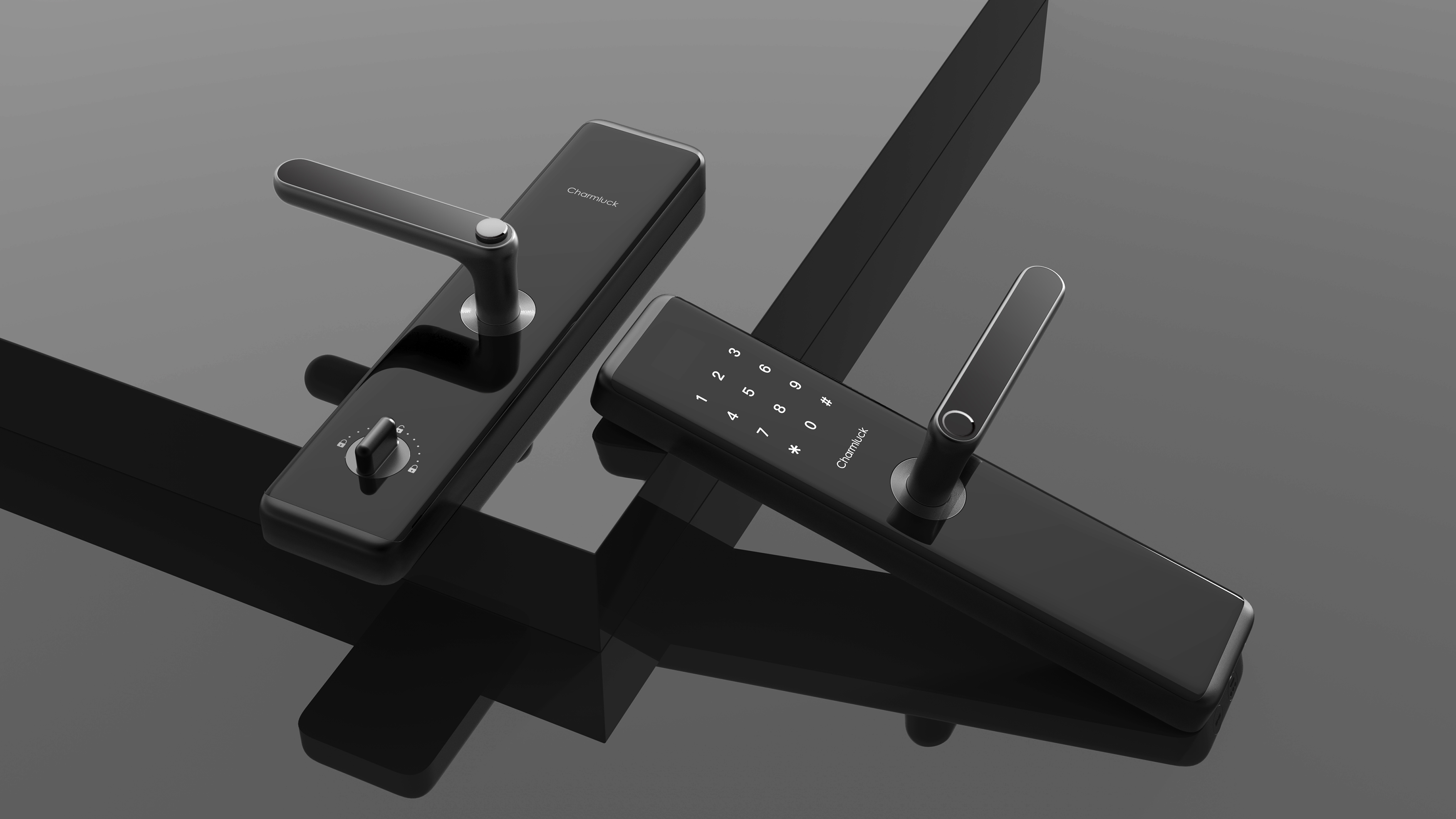 Smart door lock, smart home，