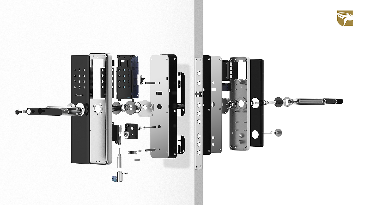 Smart door lock, smart home，