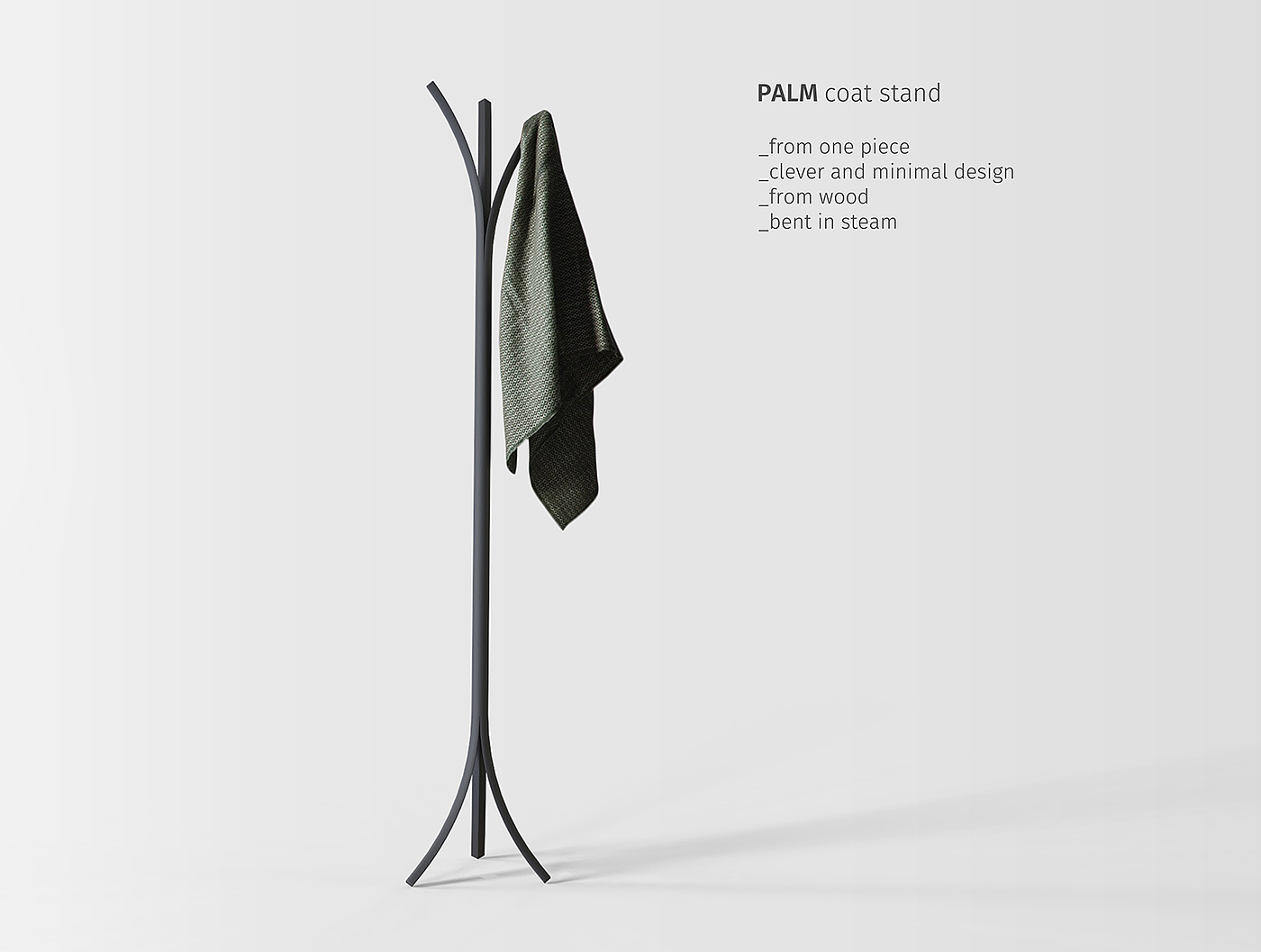 Simplicity，wood，PALM_coat，coat hanger，Prokop Strnka，