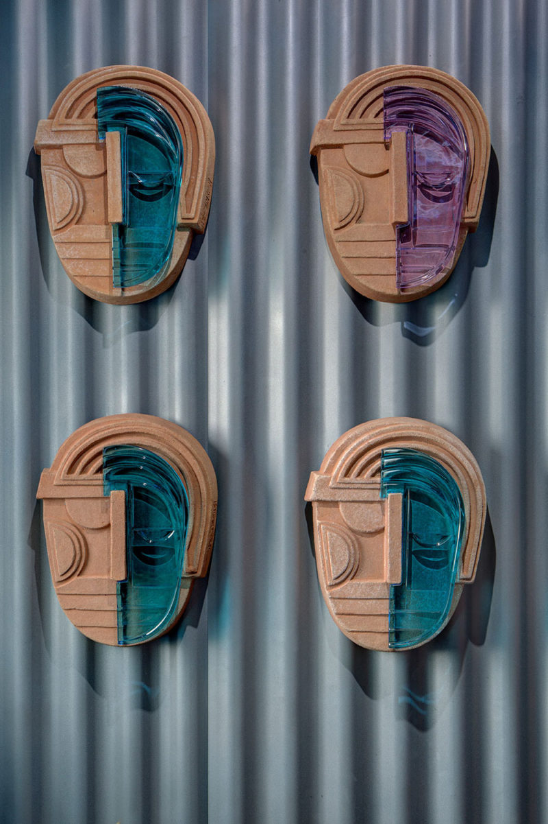 Mask，land，Terracotta，clay，