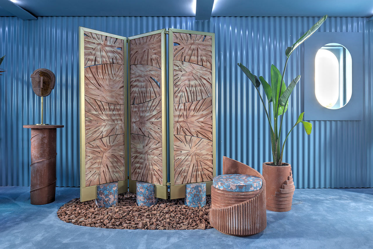 Mask，land，Terracotta，clay，