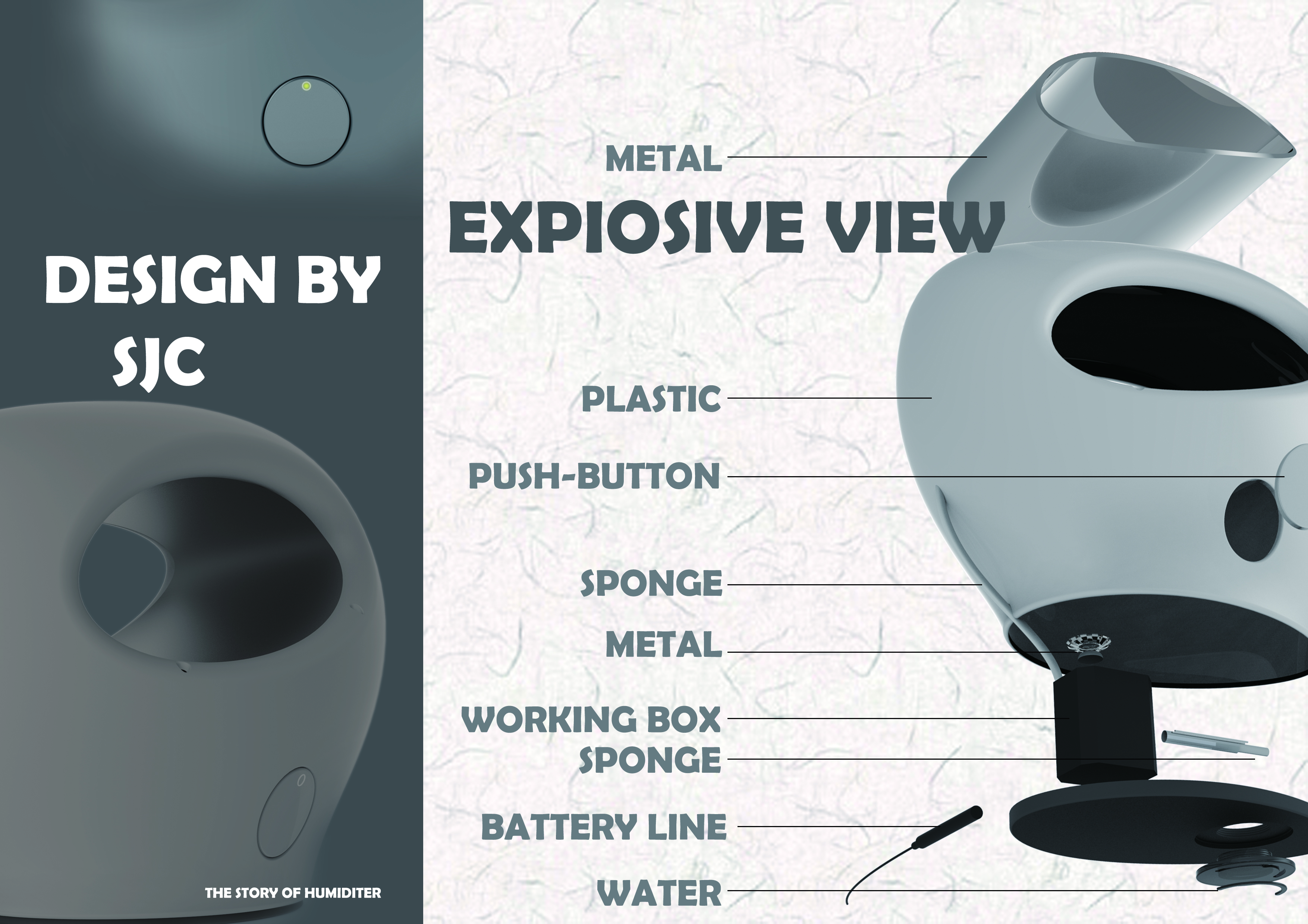 Humidifier，household electrical appliances，Simplicity，white，innovate，
