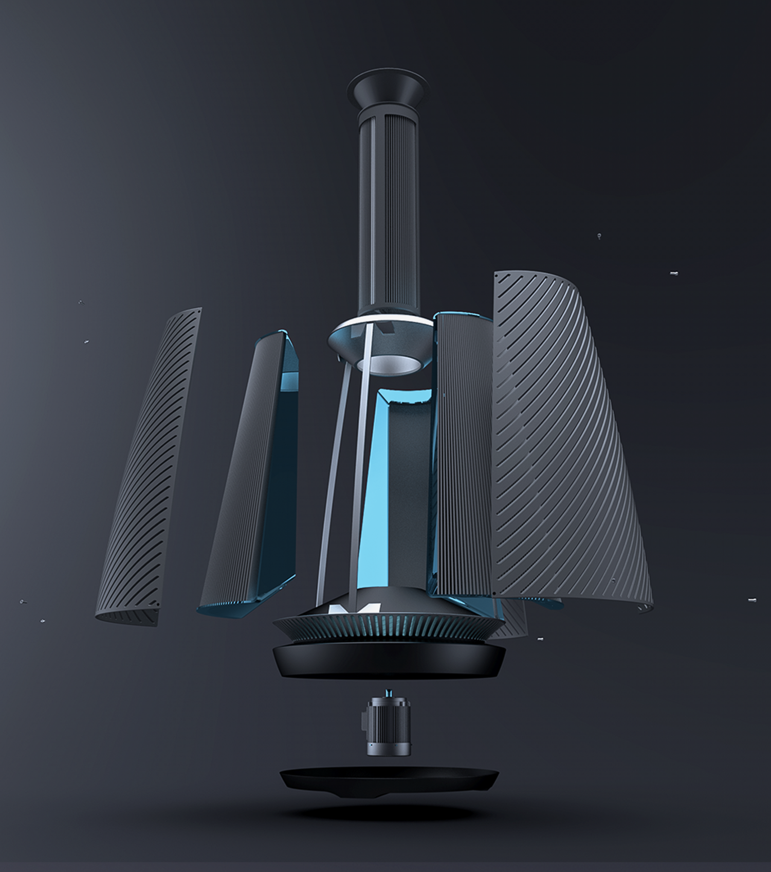 air cleaner，black，Air cleaner，