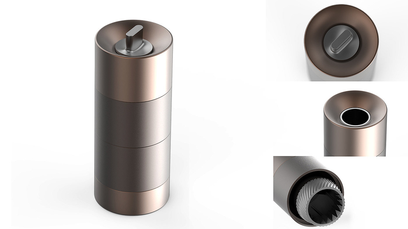 Coffee grinder，Milling machine，industrial design，product design，