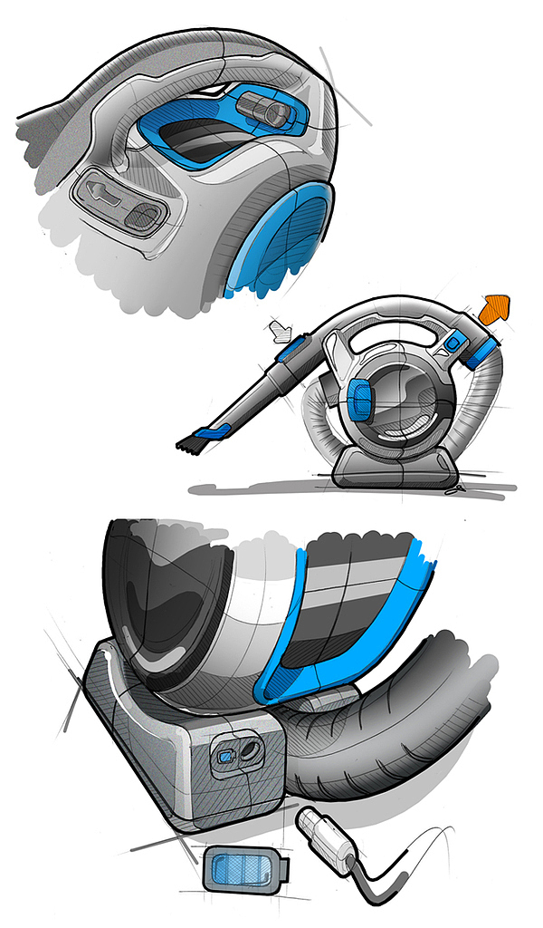 industrial design，product design，household electrical appliances，Vacuum cleaner，