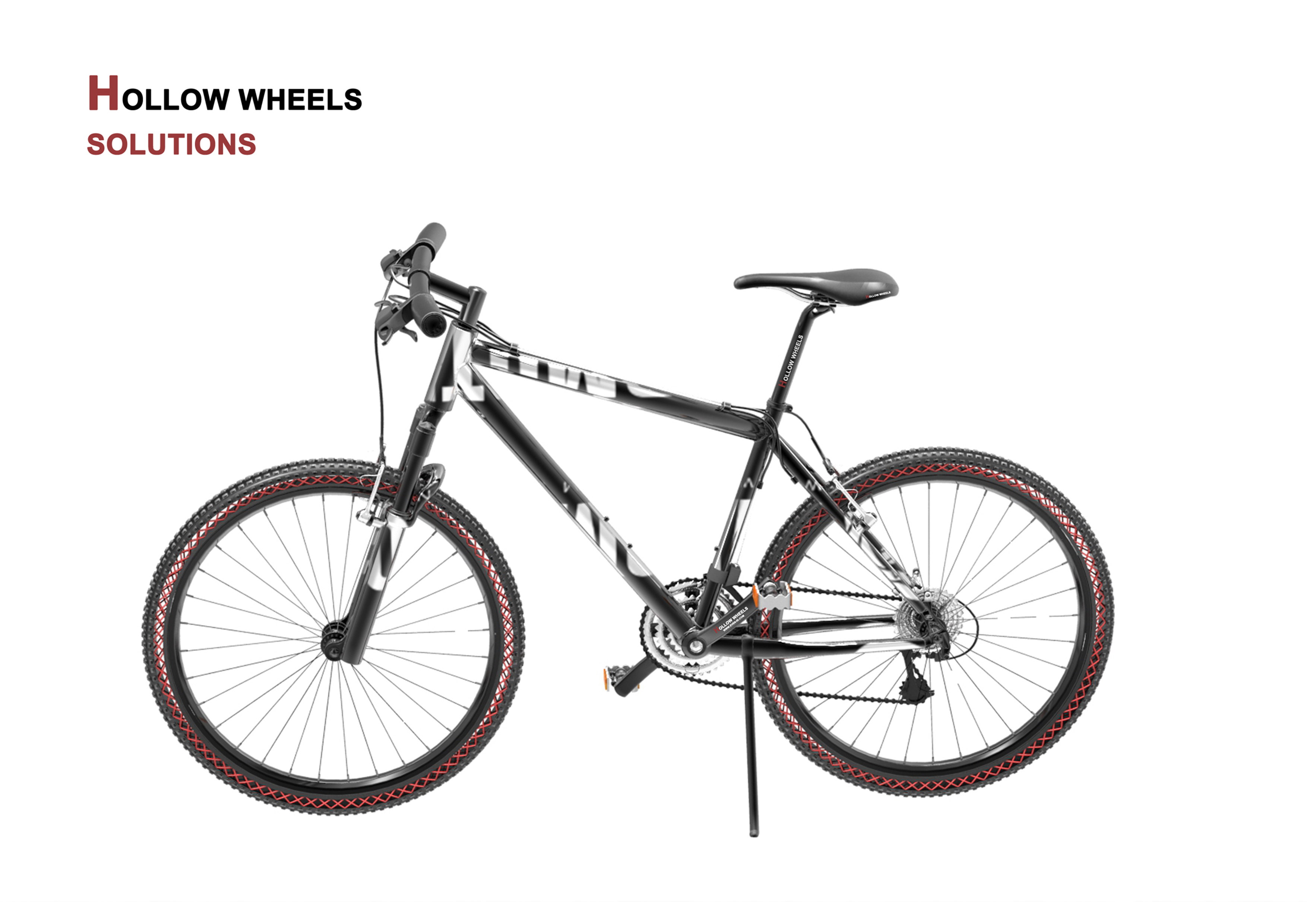 No inflation，Mountain bike，tyre，idea，