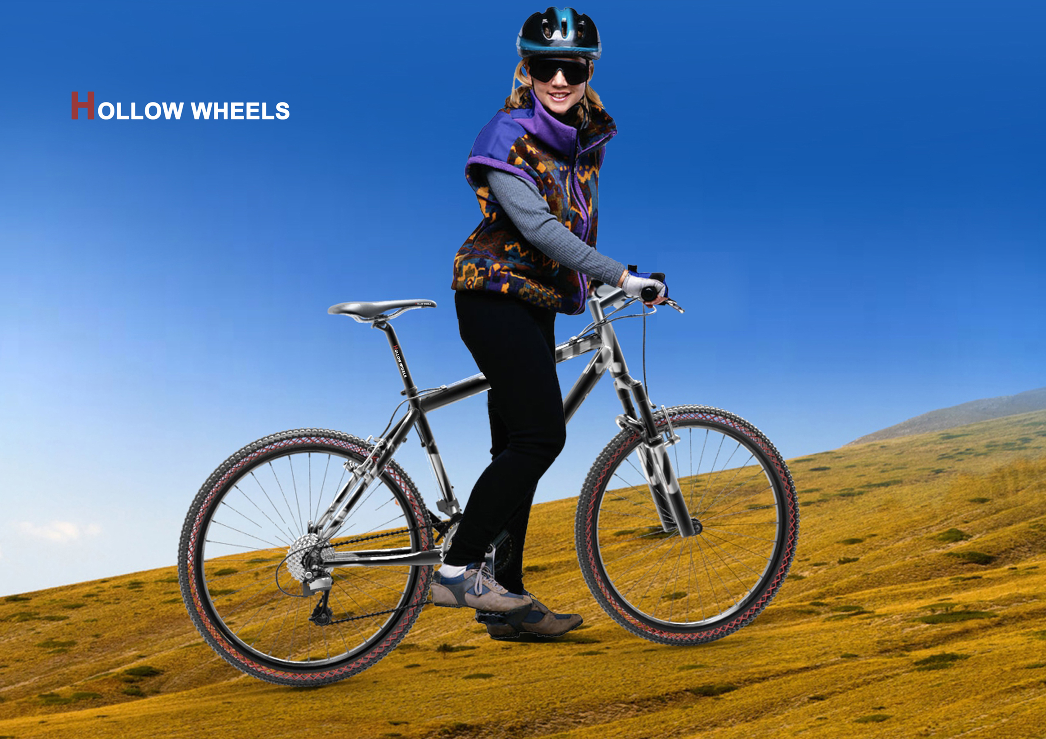 No inflation，Mountain bike，tyre，idea，