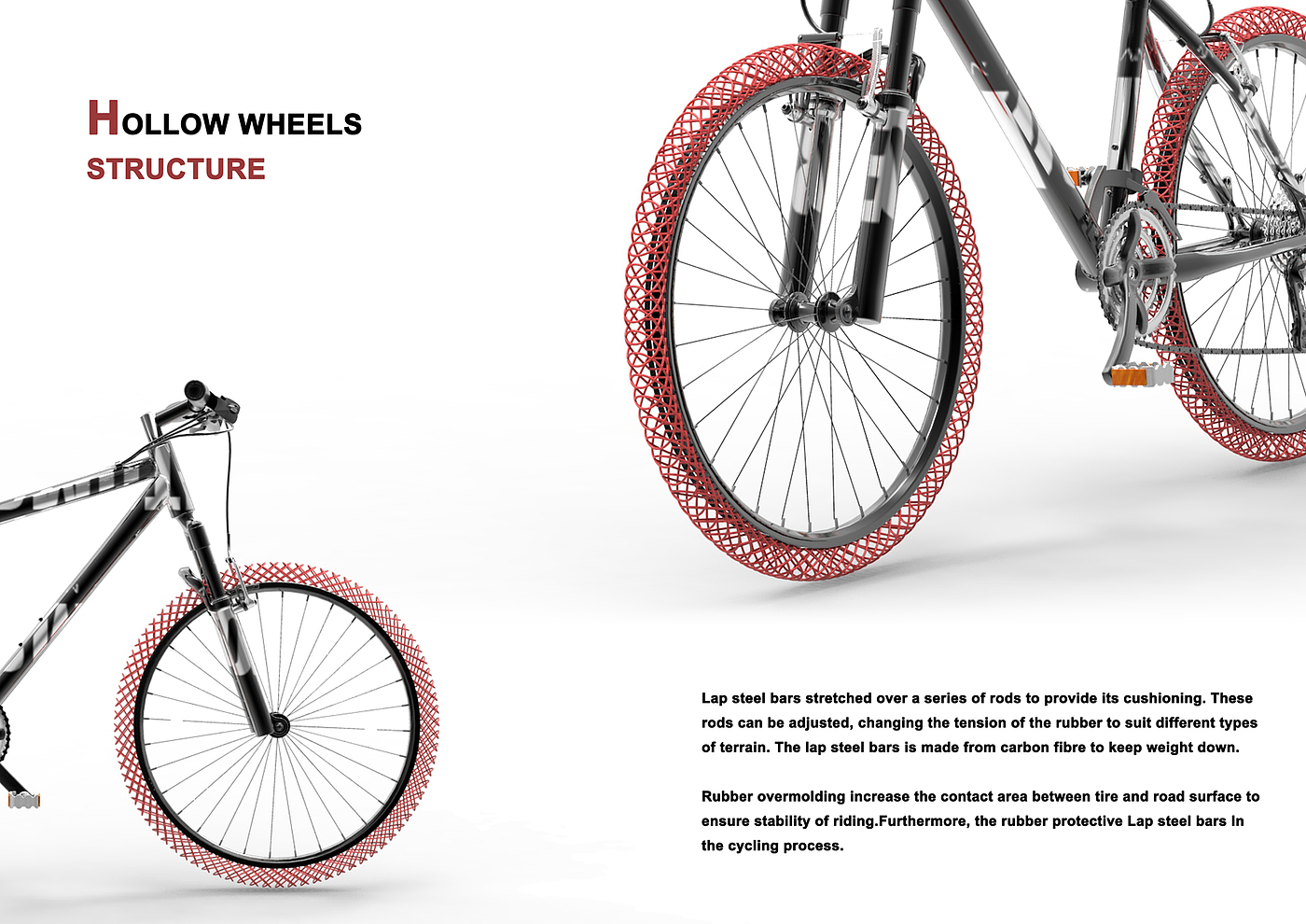 No inflation，Mountain bike，tyre，idea，