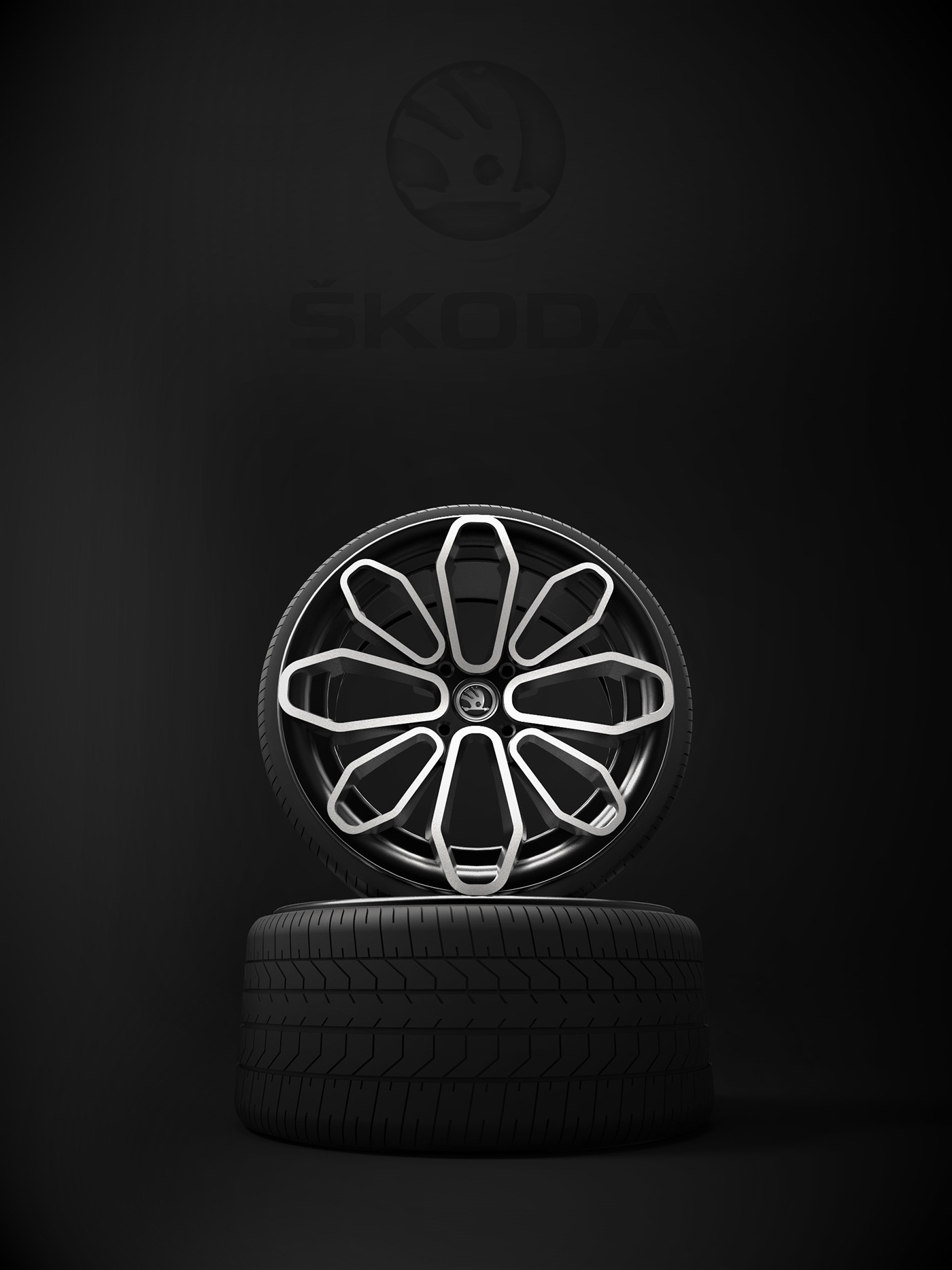 alloy，wheel，Star anise，bionics，industrial design，product design，