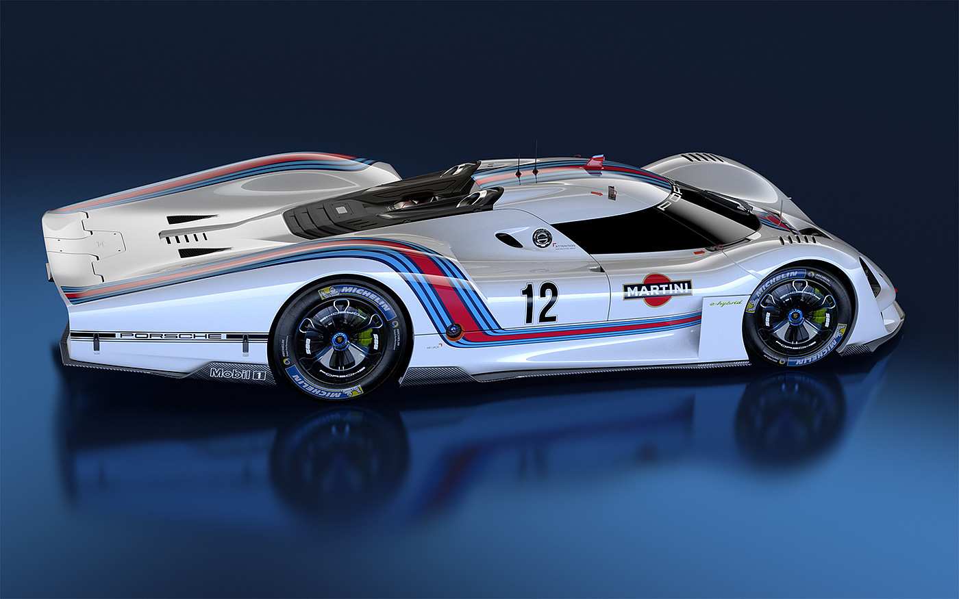 white，Automobile design，PORSCHE 908-04，