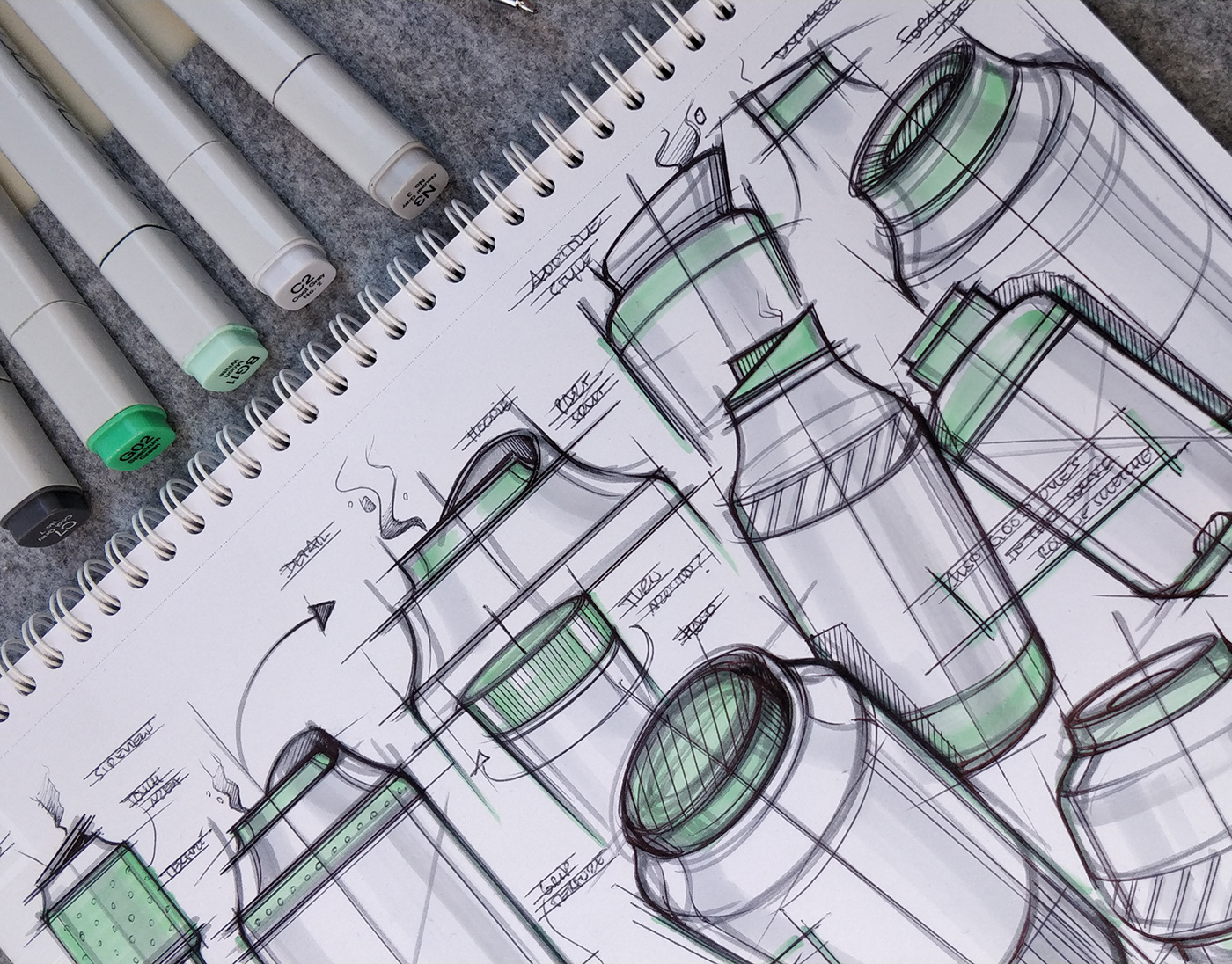 draft，marker pen，Hand drawn，