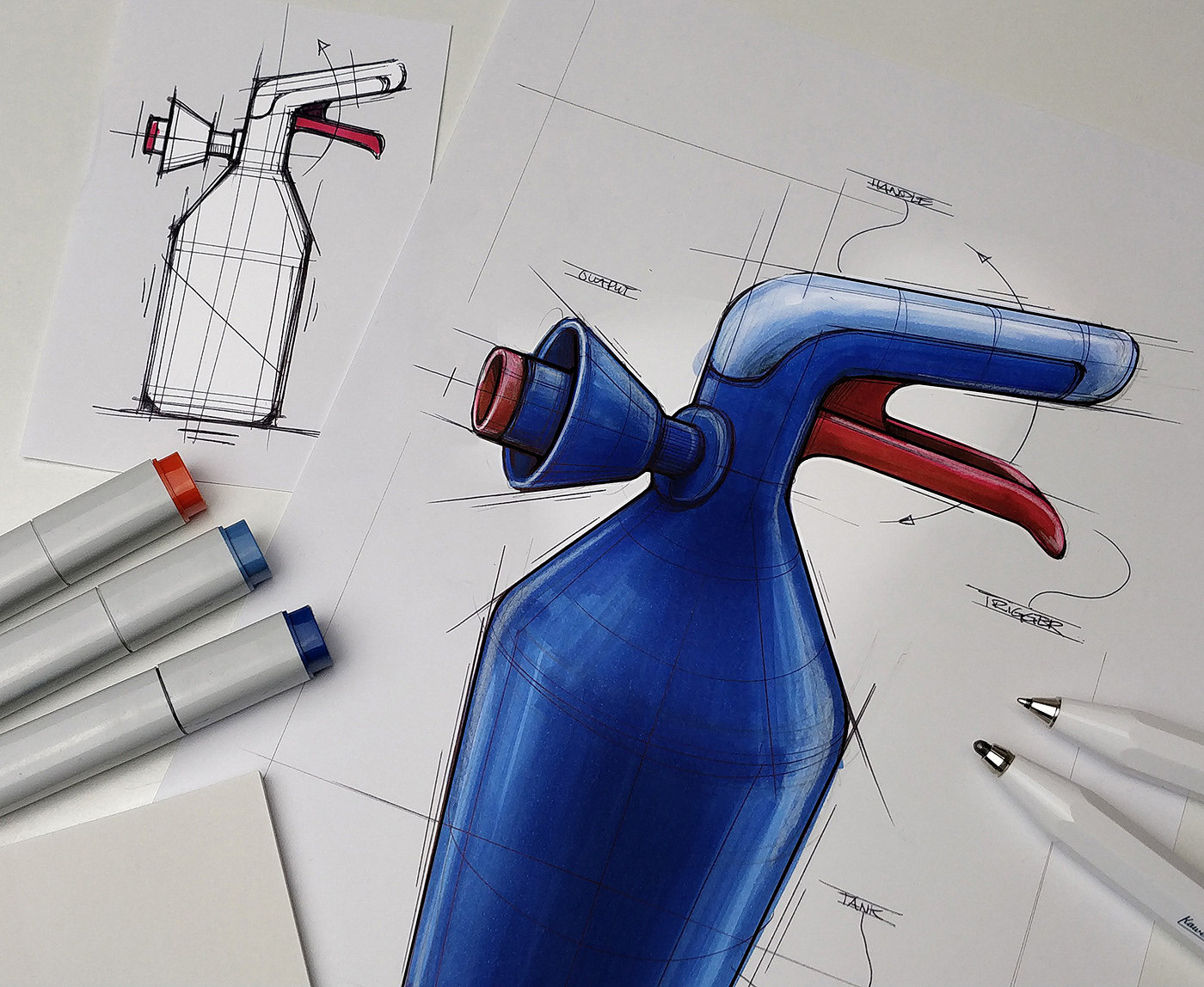 draft，marker pen，Hand drawn，