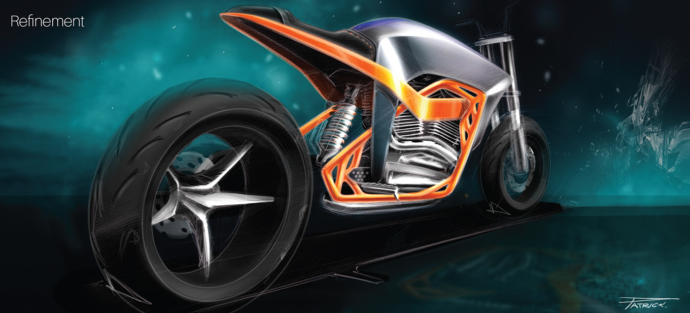 Patrick Rabelo，motorcycle，Harley Davidson，