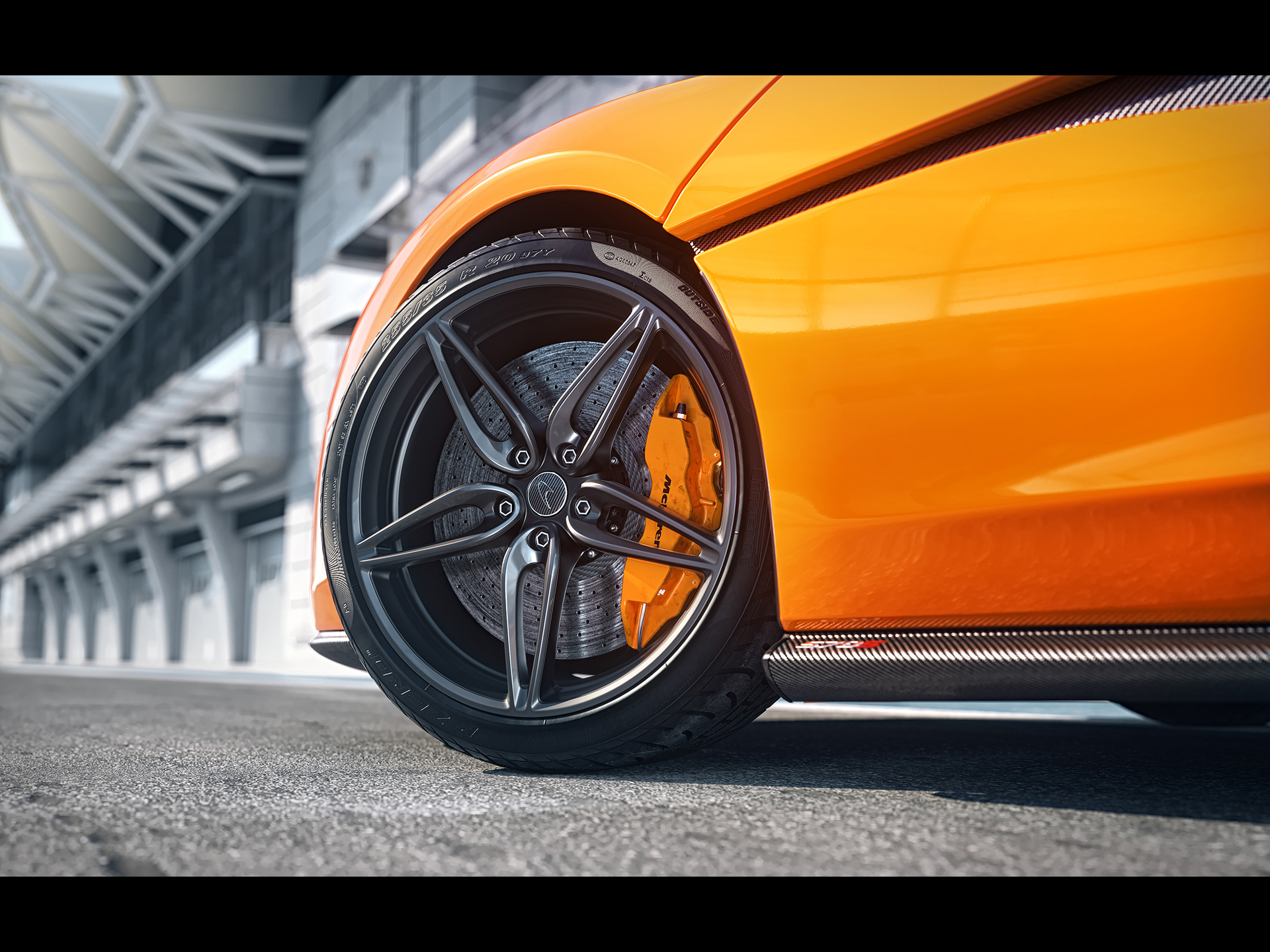 orange，Automobile design，McLaren 570 S，
