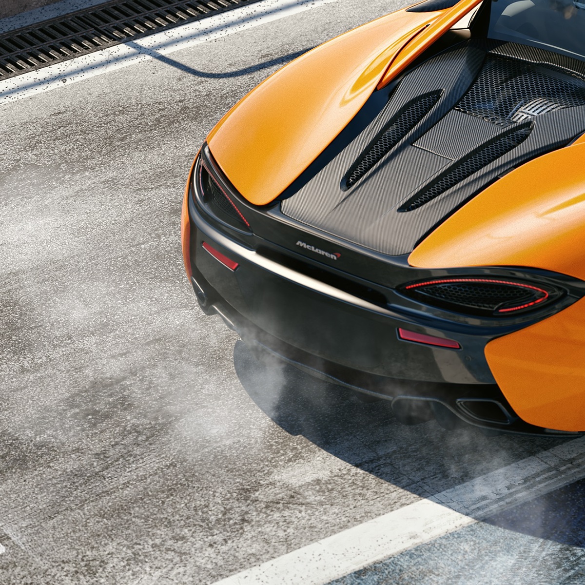orange，Automobile design，McLaren 570 S，