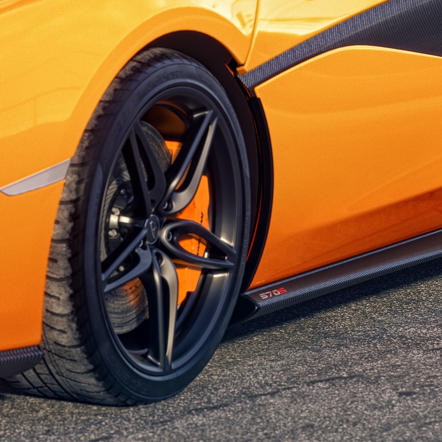 orange，Automobile design，McLaren 570 S，