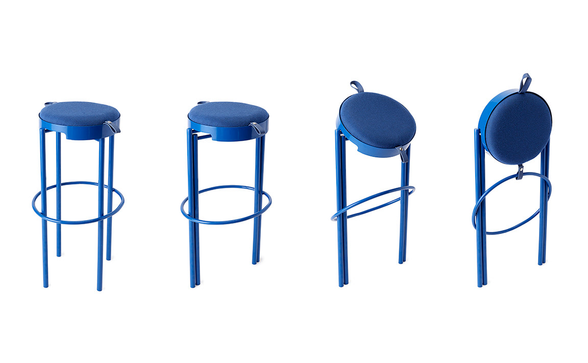 blue，Home Furnishing，High chair，