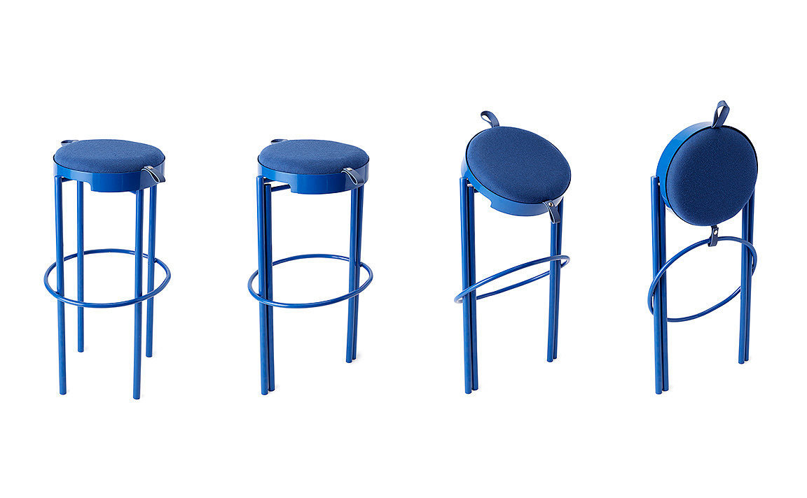 blue，Home Furnishing，High chair，