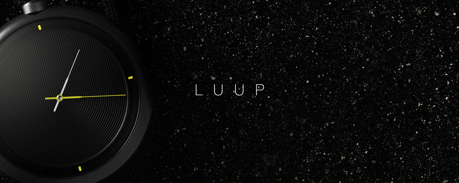 black，Wrist watch，Luup，