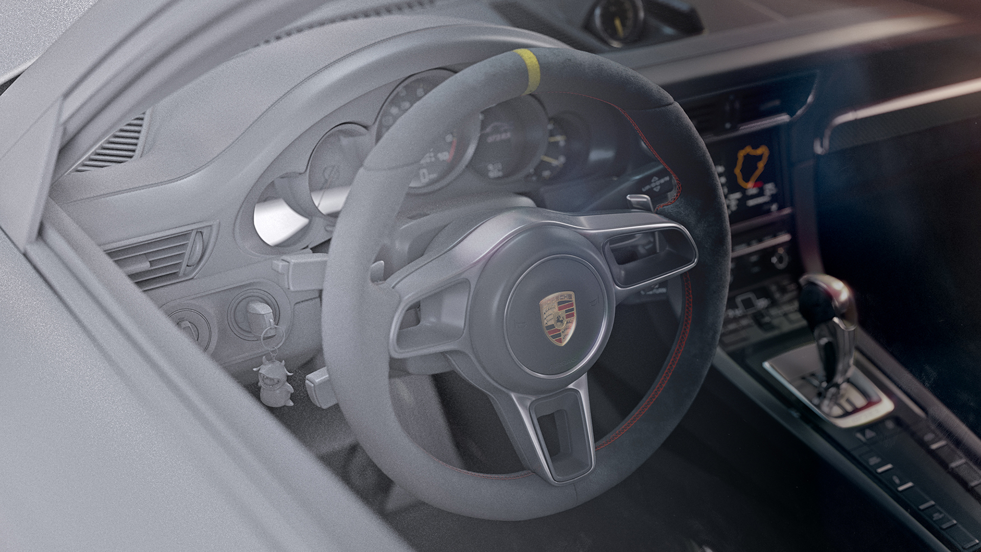 Render，gules，Automobile design，Porsche GT3，Porsche，