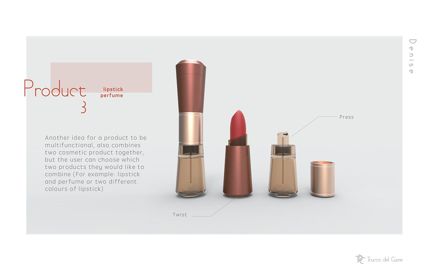 TDC，Lipstick，lipstick，product design，