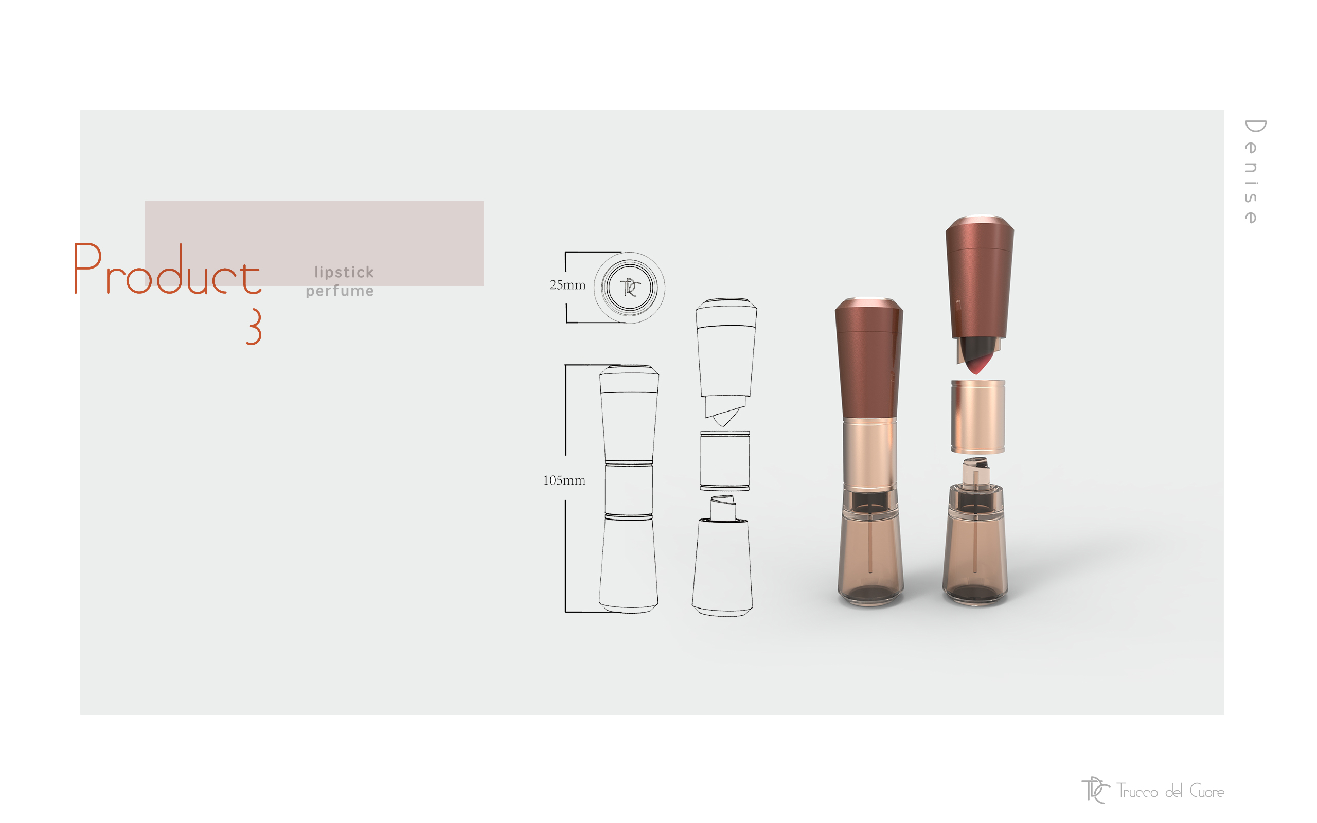 TDC，Lipstick，lipstick，product design，
