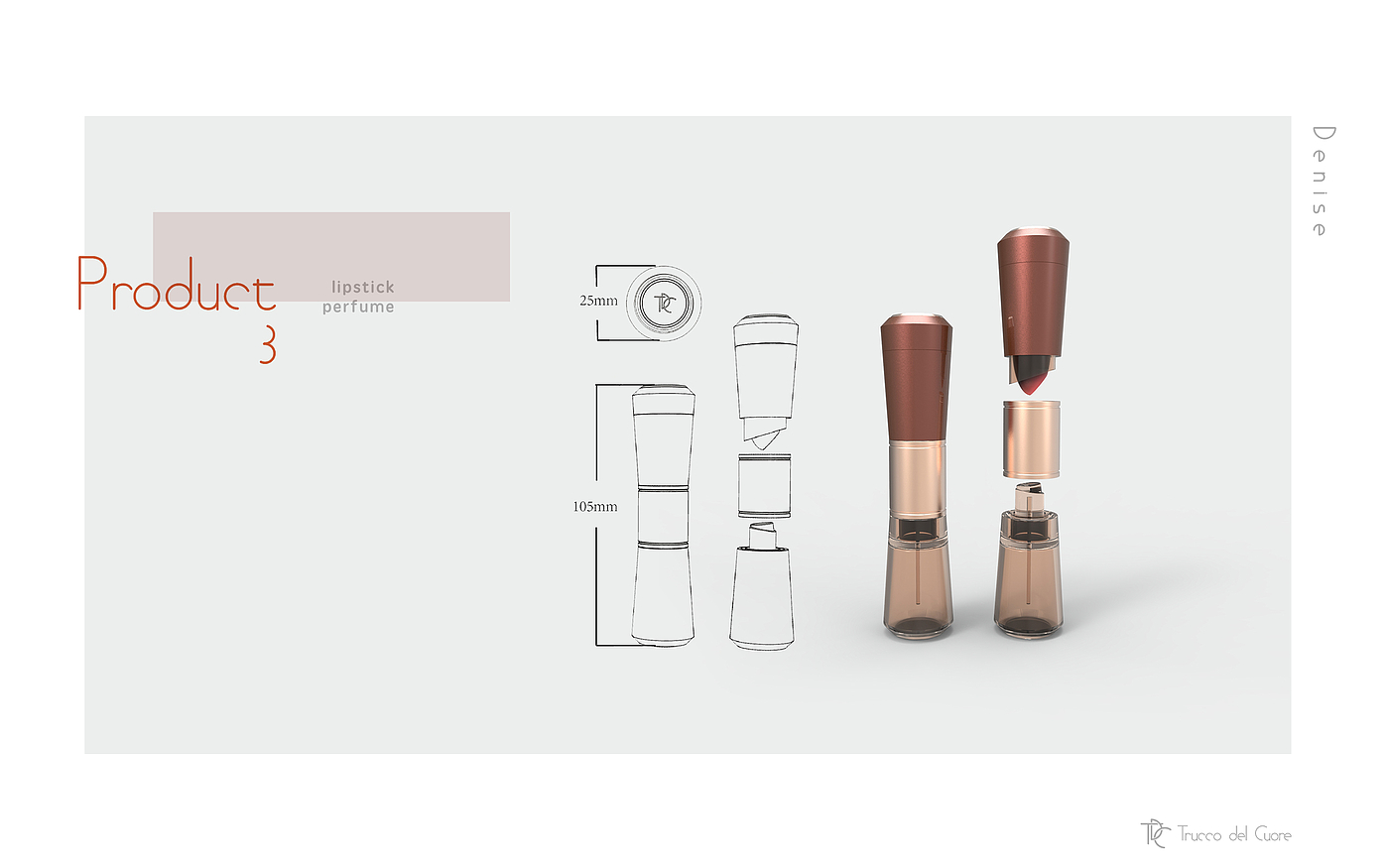 TDC，Lipstick，lipstick，product design，