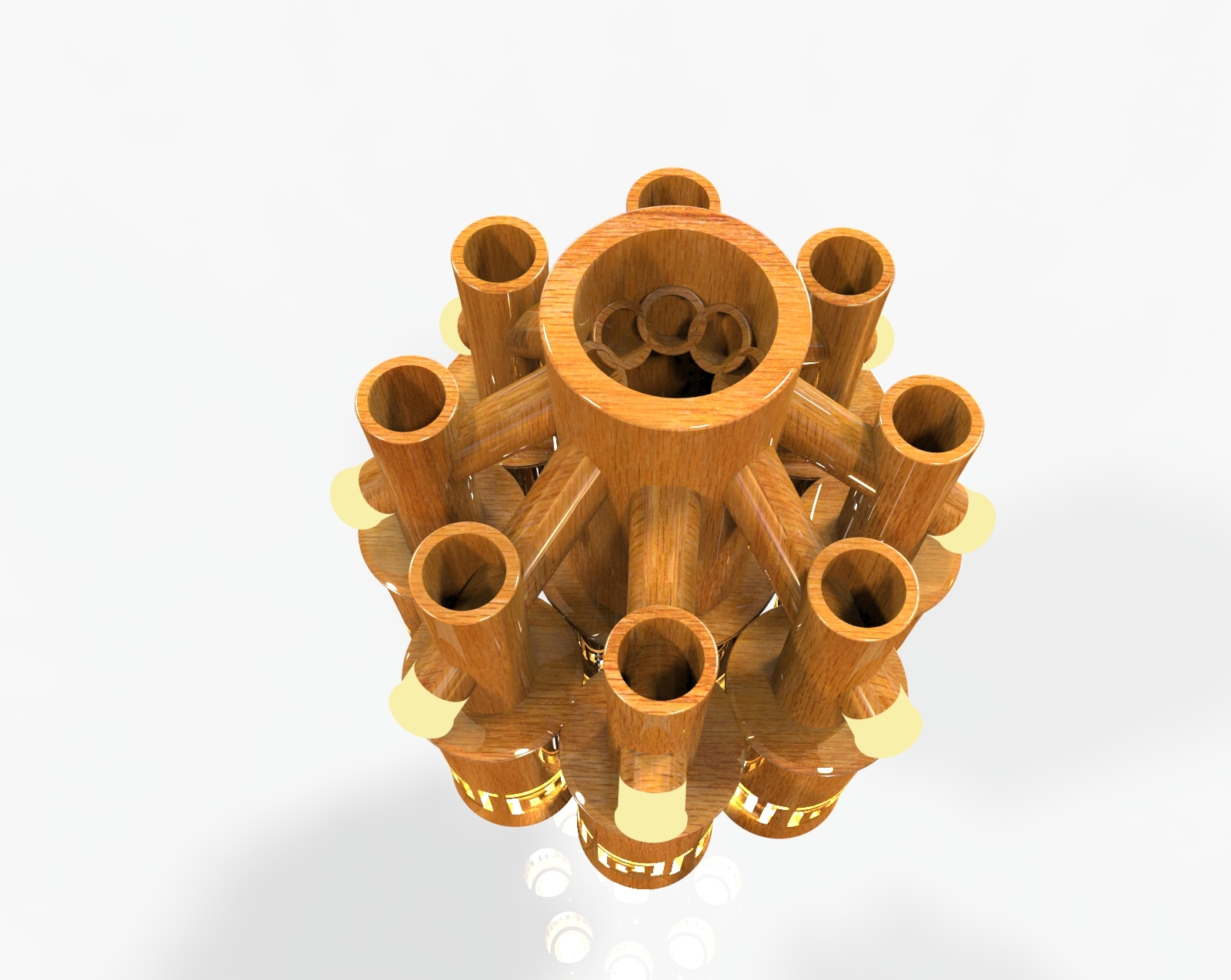 Bamboo and wood，Loop pattern，Retro，