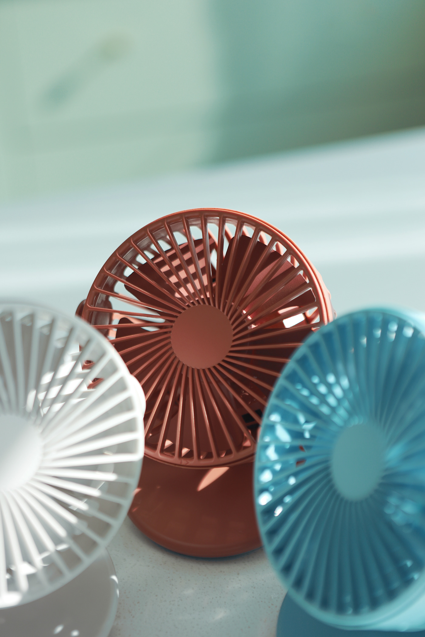 Clip Fan，the republic of korea，Second White，Mini，electric fan，