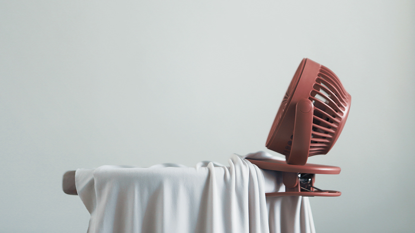 Clip Fan，the republic of korea，Second White，Mini，electric fan，