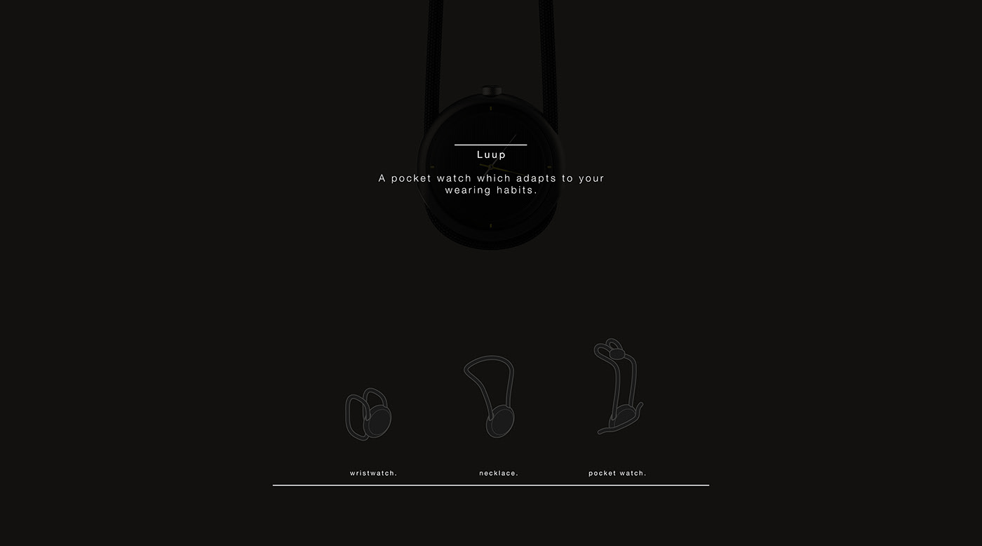 Pocket Watch，Luup，Alexander Knorr，black，time，