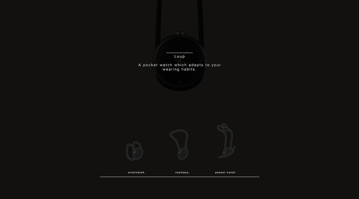 Pocket Watch，Luup，Alexander Knorr，black，time，